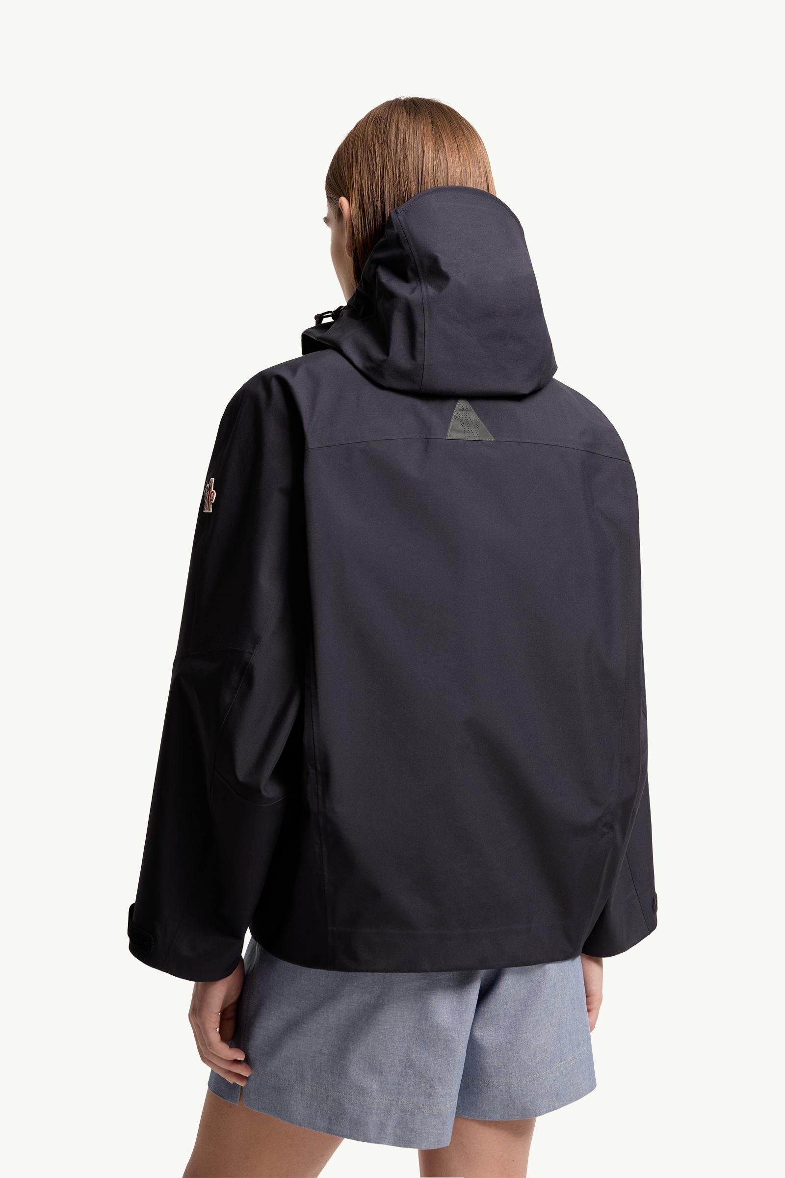 Navy Blue Santec GORE-TEX® Hooded Jacket - Windbreakers