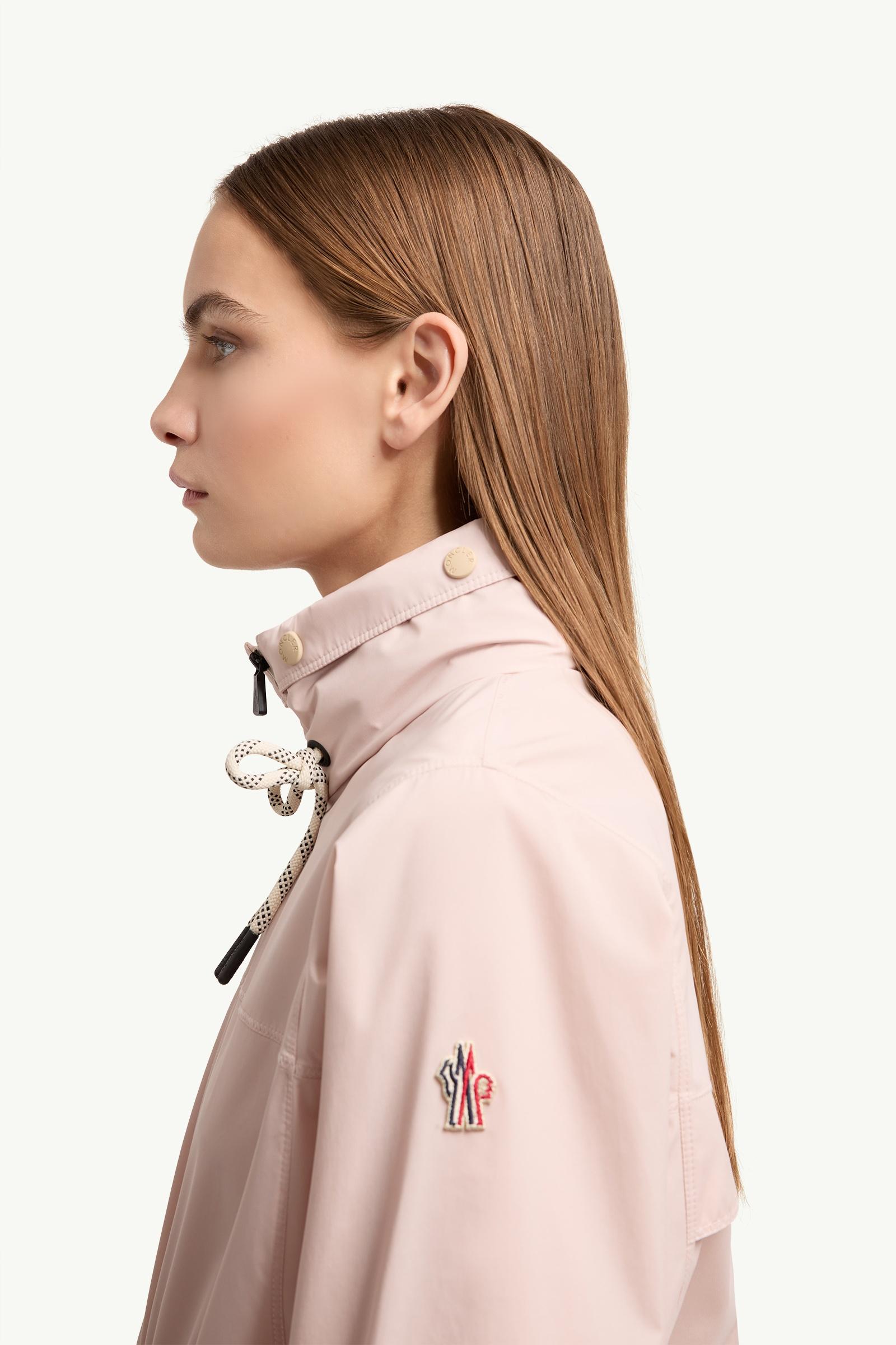 Pink Soulare Hooded Jacket - Windbreakers & Raincoats for Women