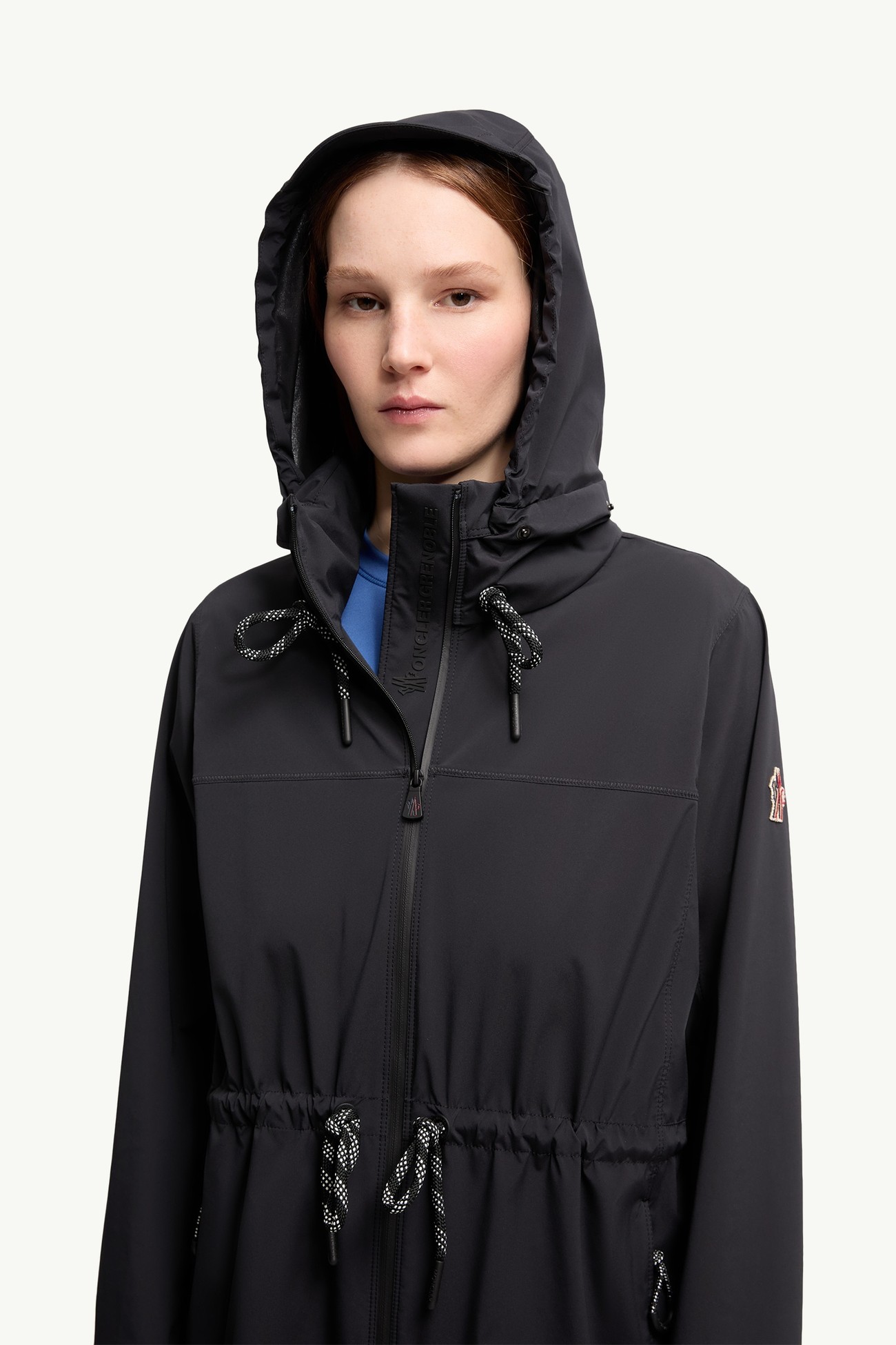 Soulare連帽外套 女士 黑色 Moncler 5