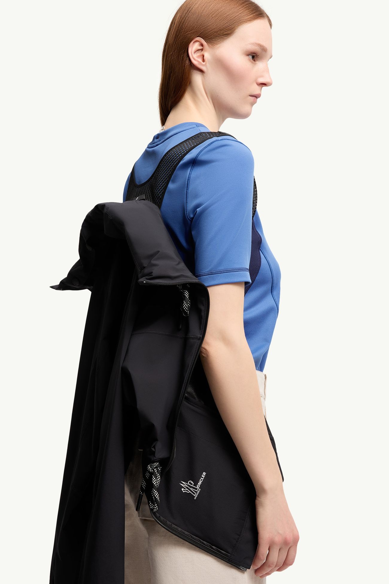 Giacca con cappuccio Soulare Donna Nero Moncler 6