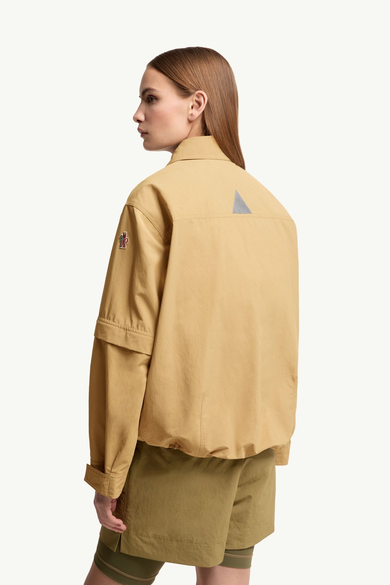 Aubenas 2-in-1 셔츠 재킷 여성 베이지 Moncler 4