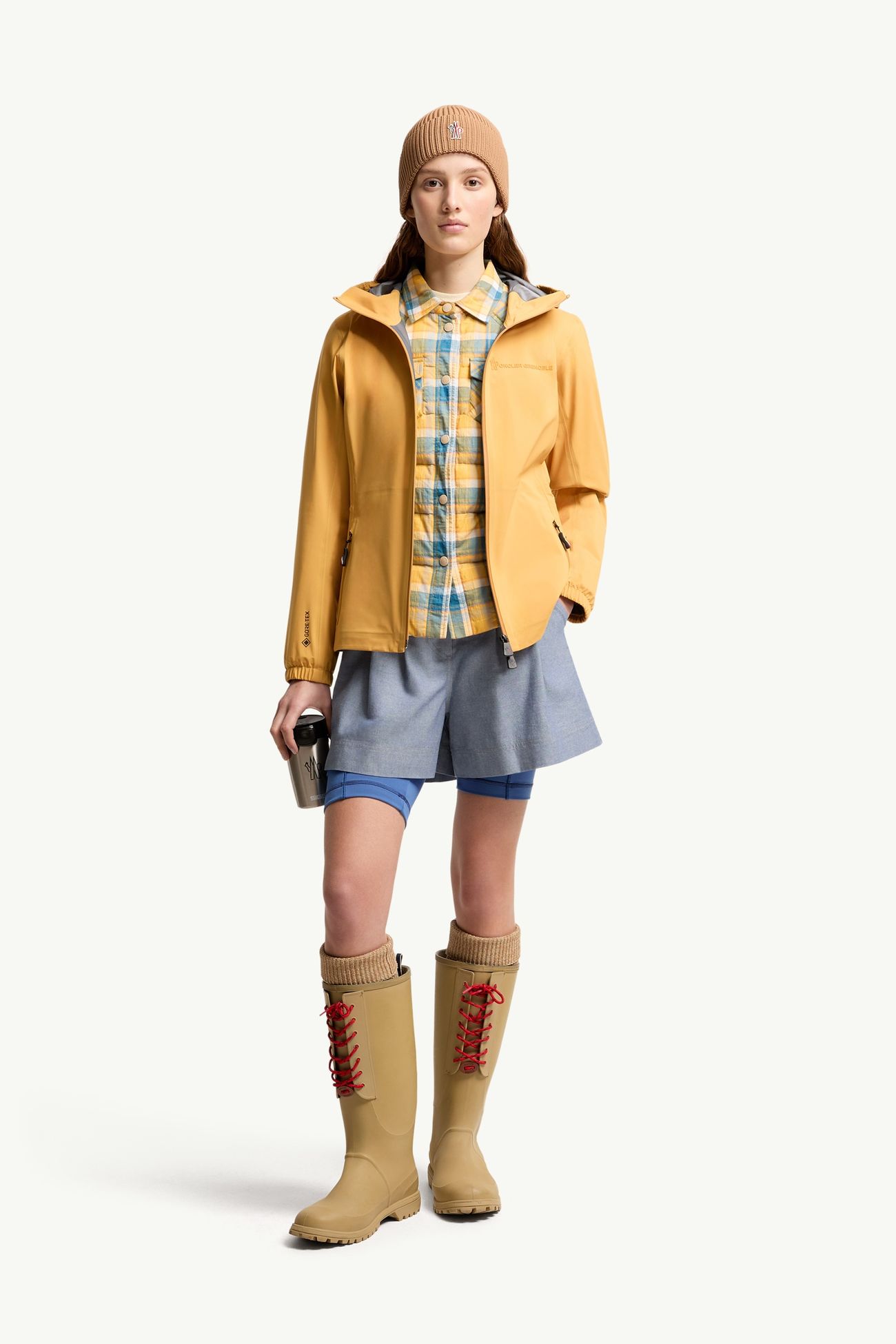 Coupe-vent en GORE-TEX® Valles Femmes Jaune Moncler 0