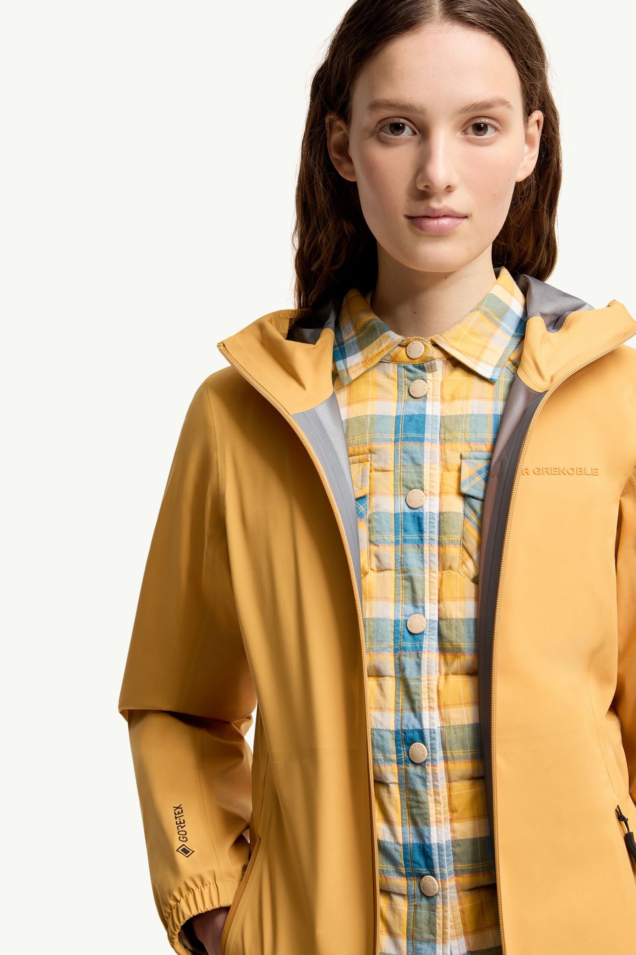 Valles GORE-TEX® Hooded Jacket Women Yellow Moncler 6