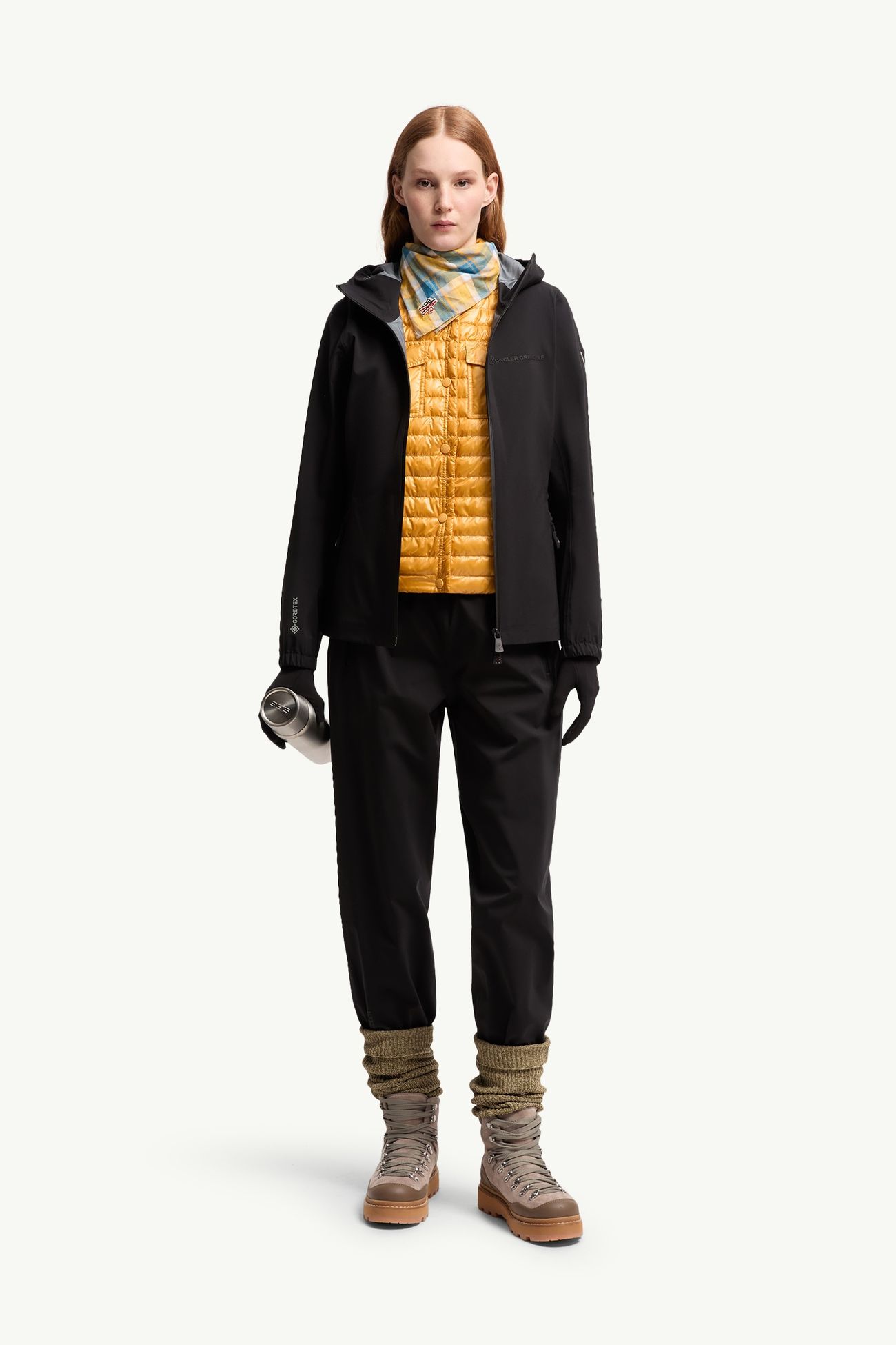 Valles GORE-TEX® Kapuzenjacke Damen Schwarz Moncler 0