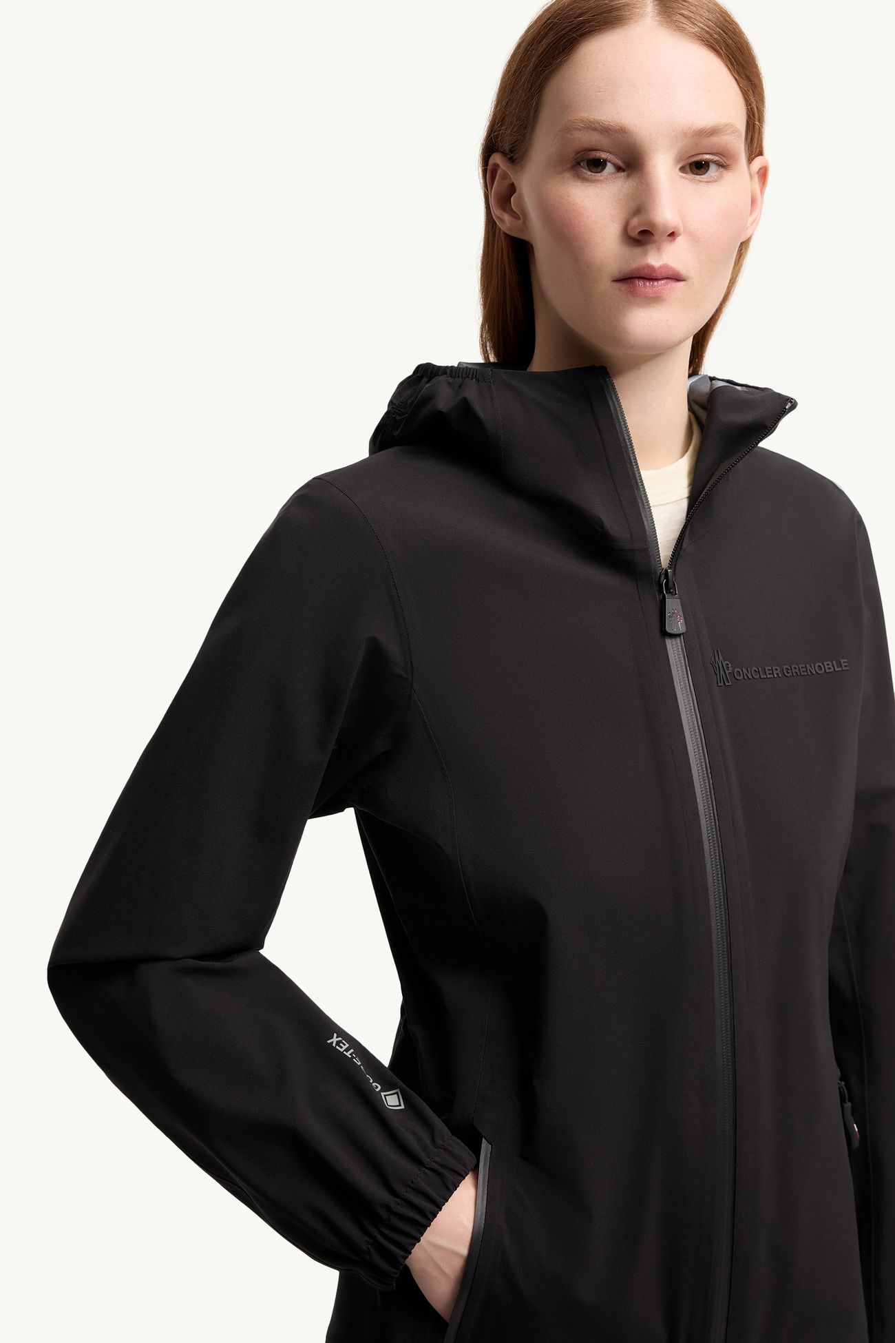 Valles女士风衣夹克外套 女士 黑色 Moncler 6