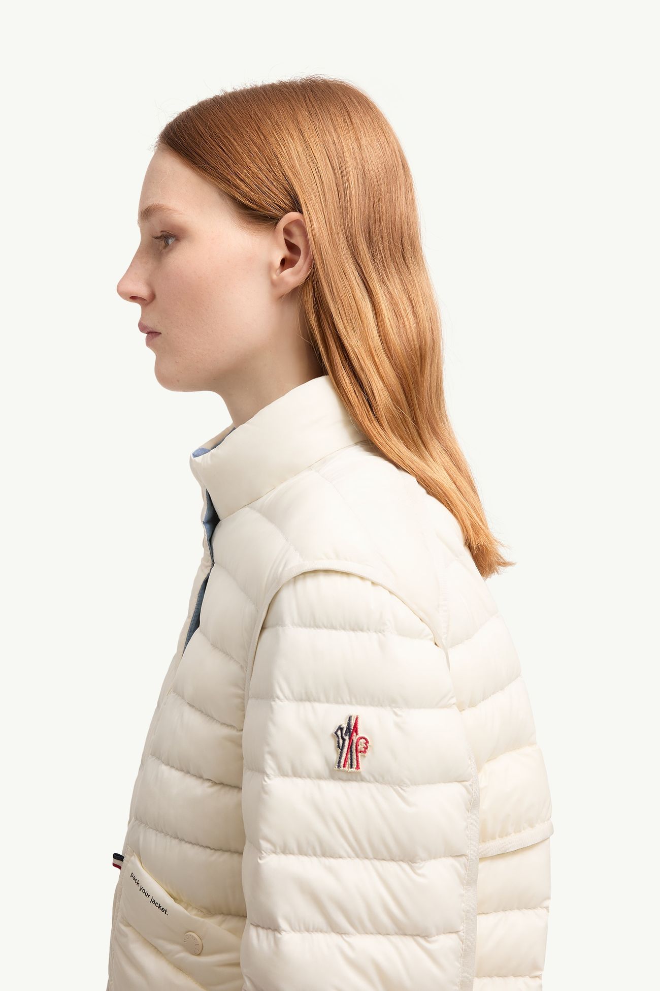 Plumífero plegable Madulains Mujer Blanco Marfil Moncler 1