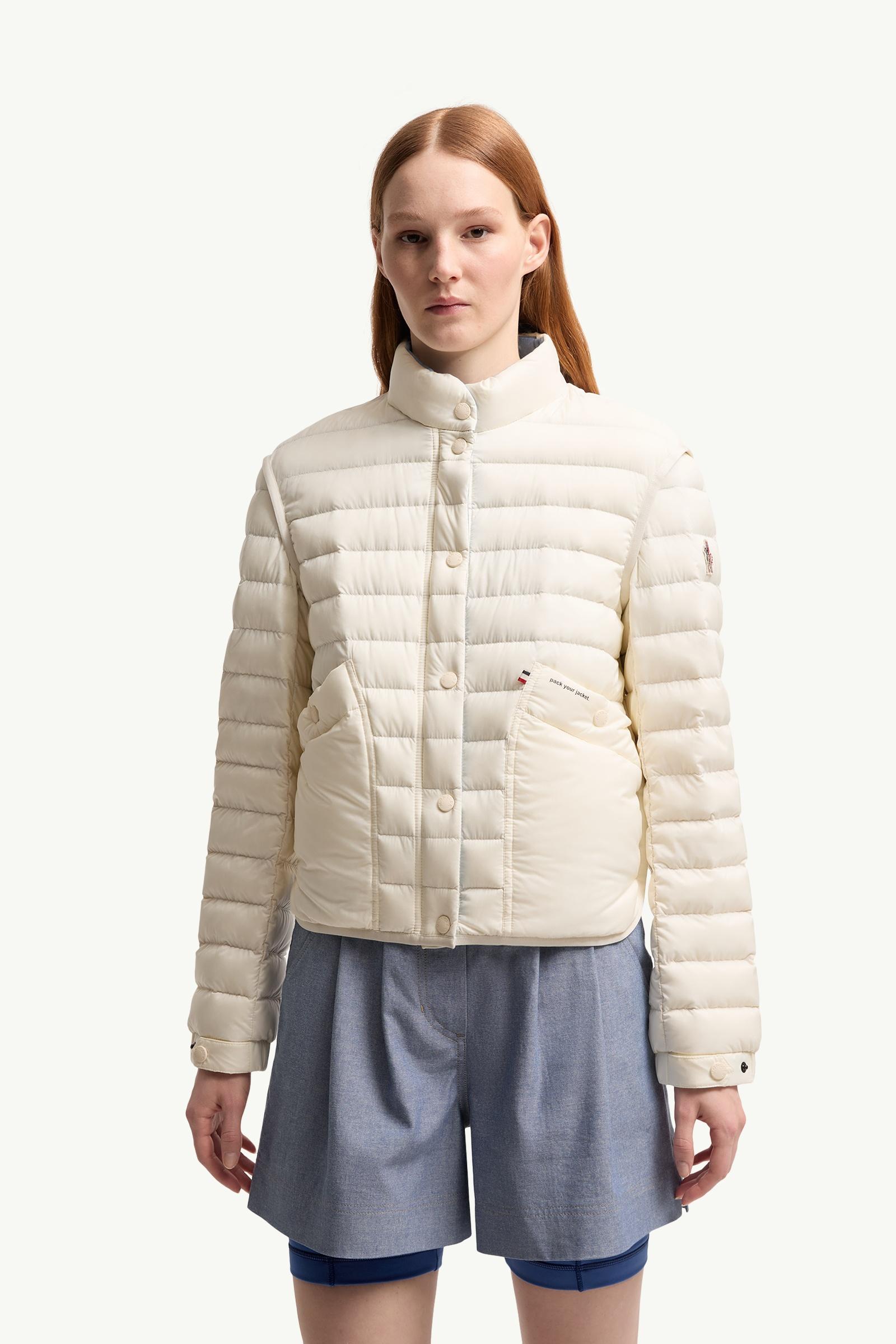 White Ivory Madulains Packable Down Jacket - Short Down Jackets