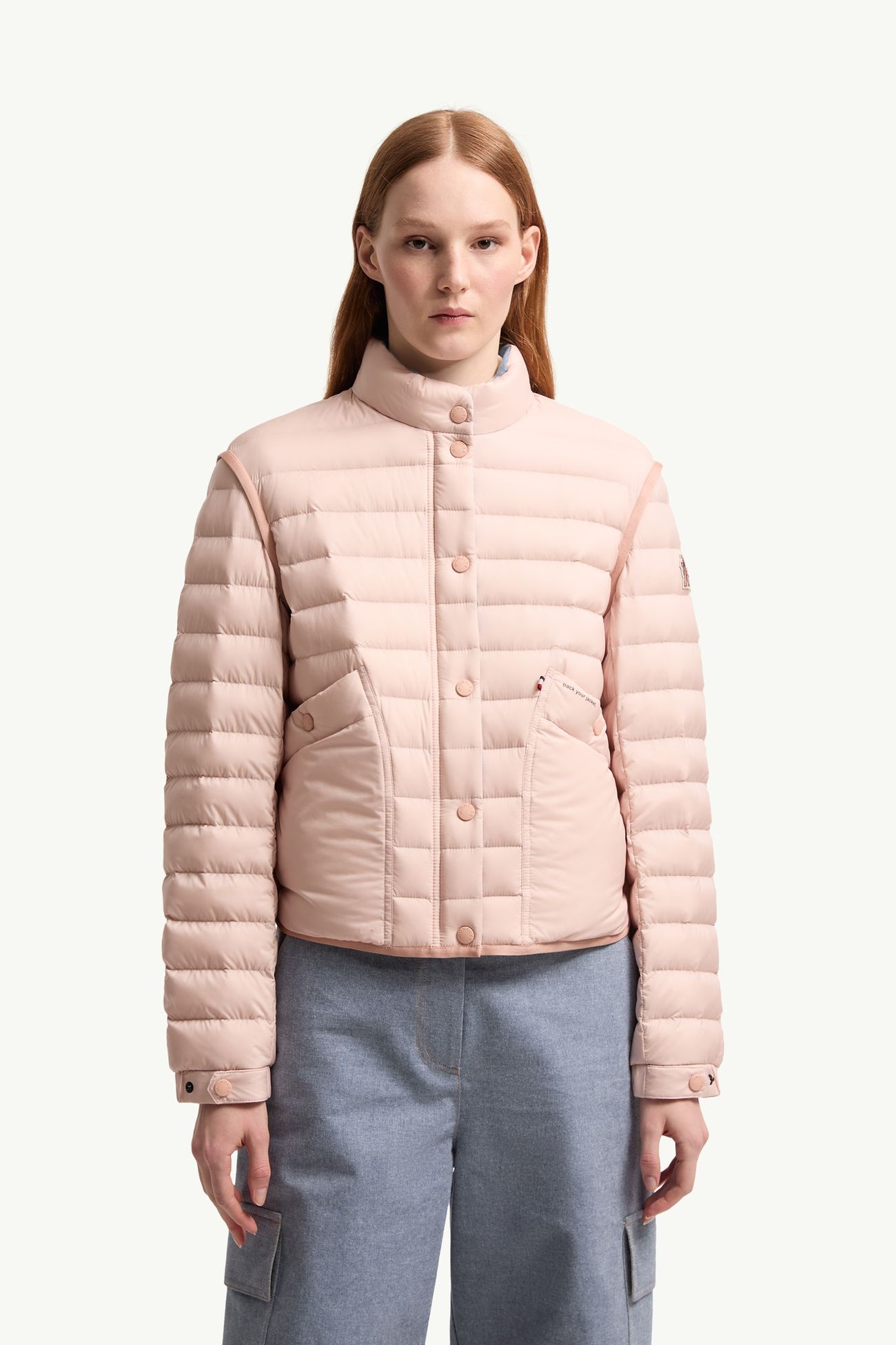 Plumífero plegable Madulains Mujer Rosado Moncler 3