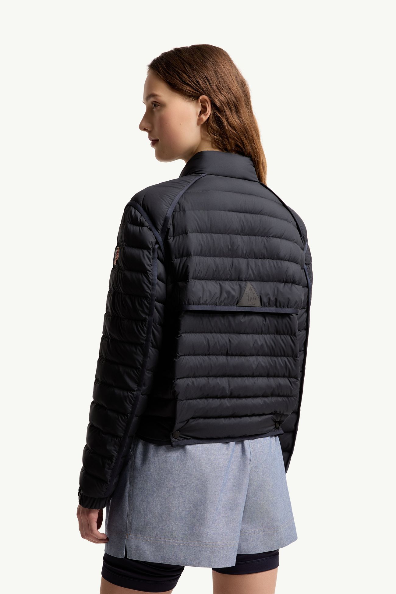 Madulains verstaubare Daunenjacke Damen Navyblau Moncler 4