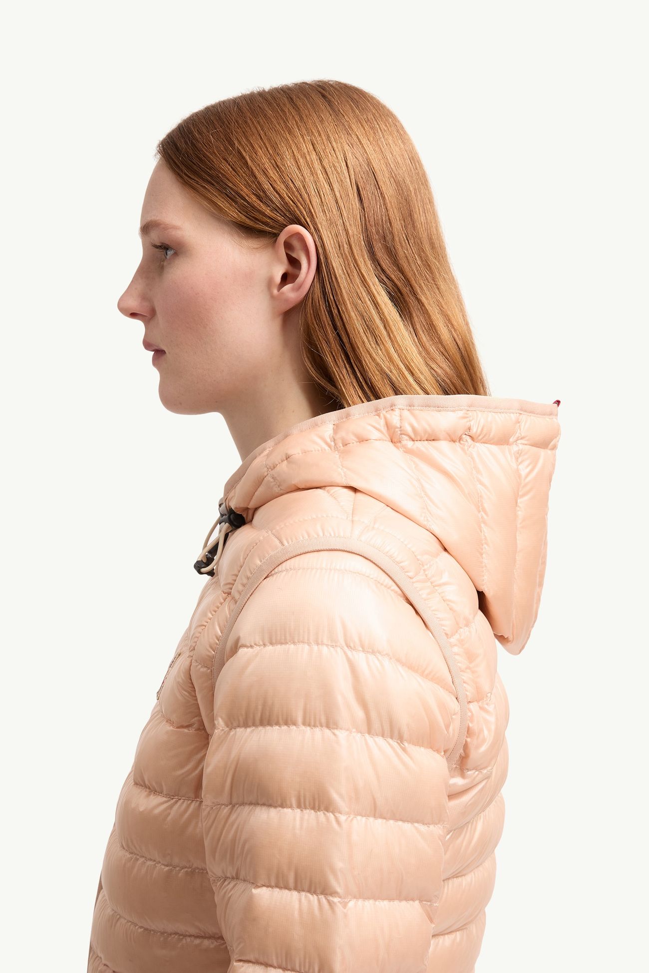 Doudoune courte 2-en-1 Karura à capuche Femmes Rose Clair Moncler 6