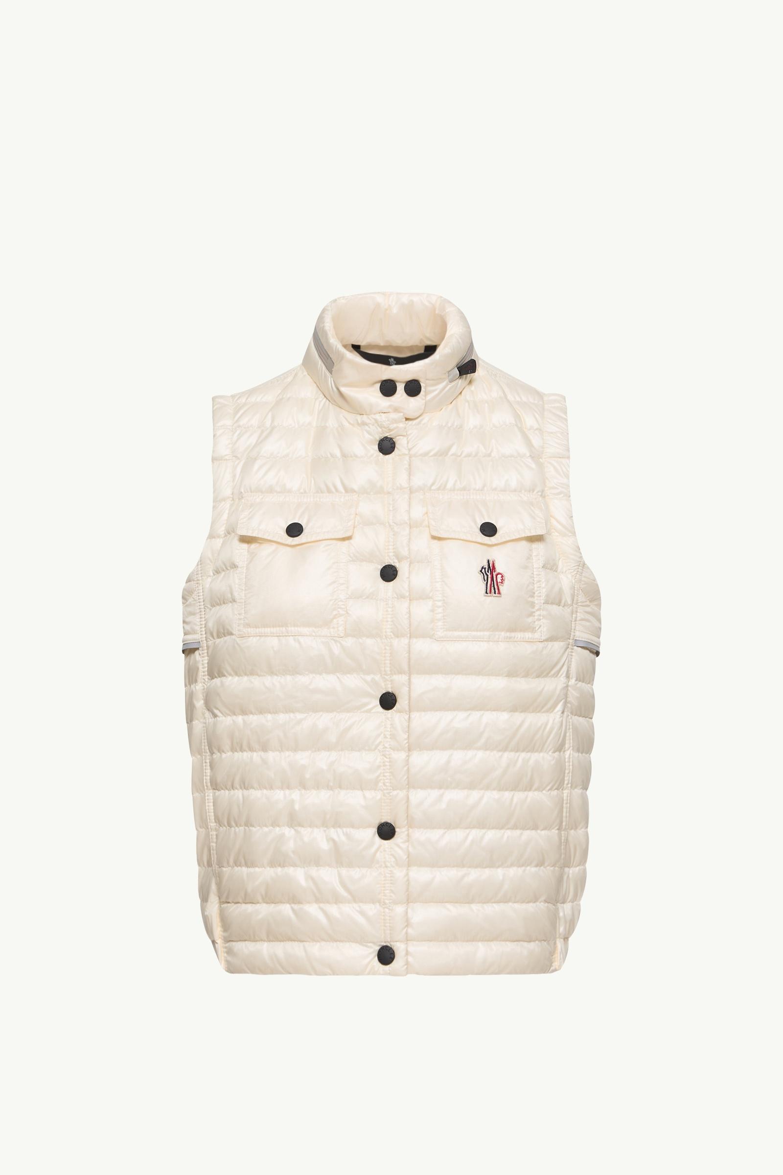 Gumiane Hooded Down Gilet Women White Ivory Moncler, 1 of 0