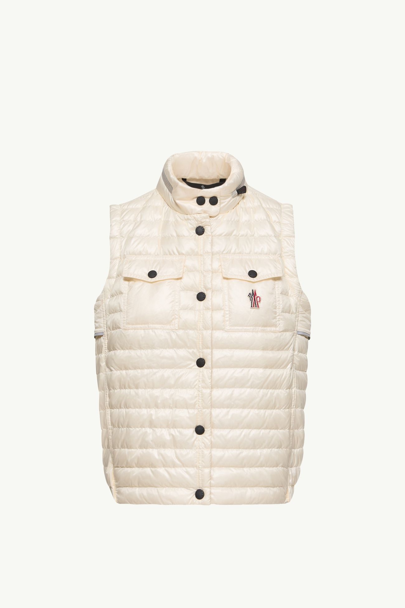 Gumiane Hooded Down Vest Women White Ivory Moncler 2