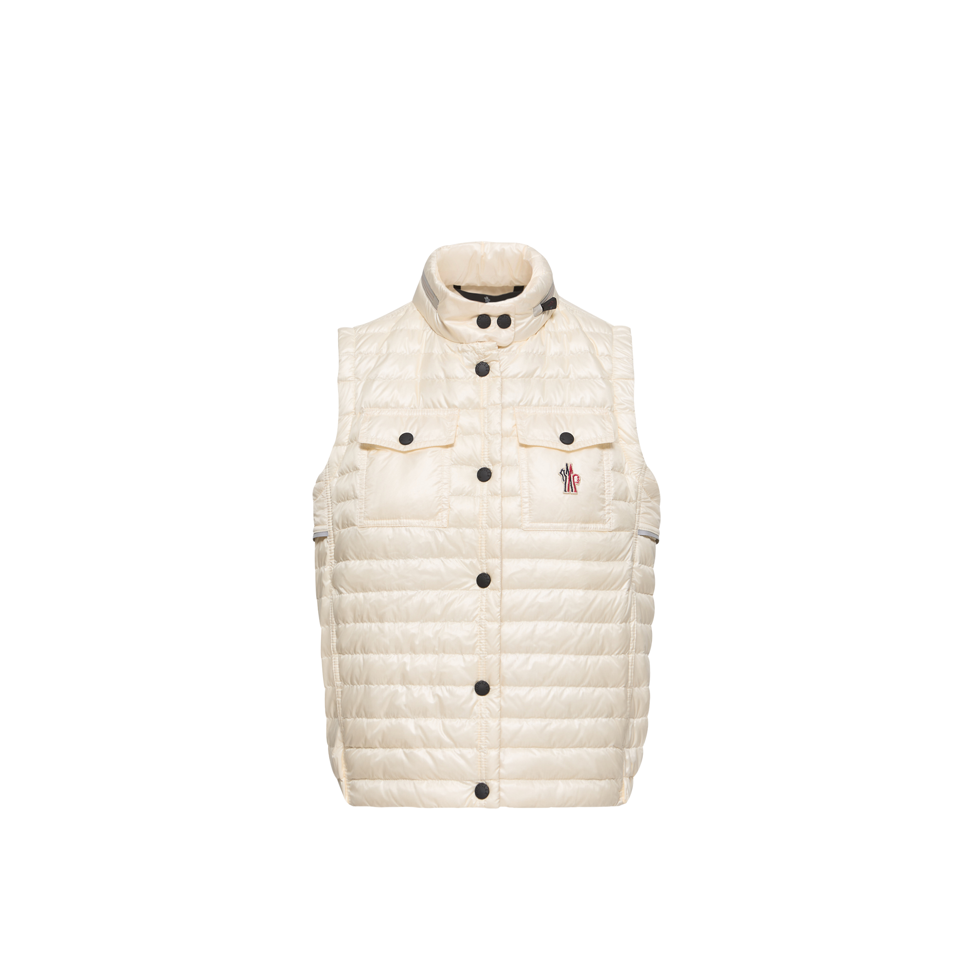 Grenoble    Gumiane Hooded Down Gilet for Women in White, Size: 10