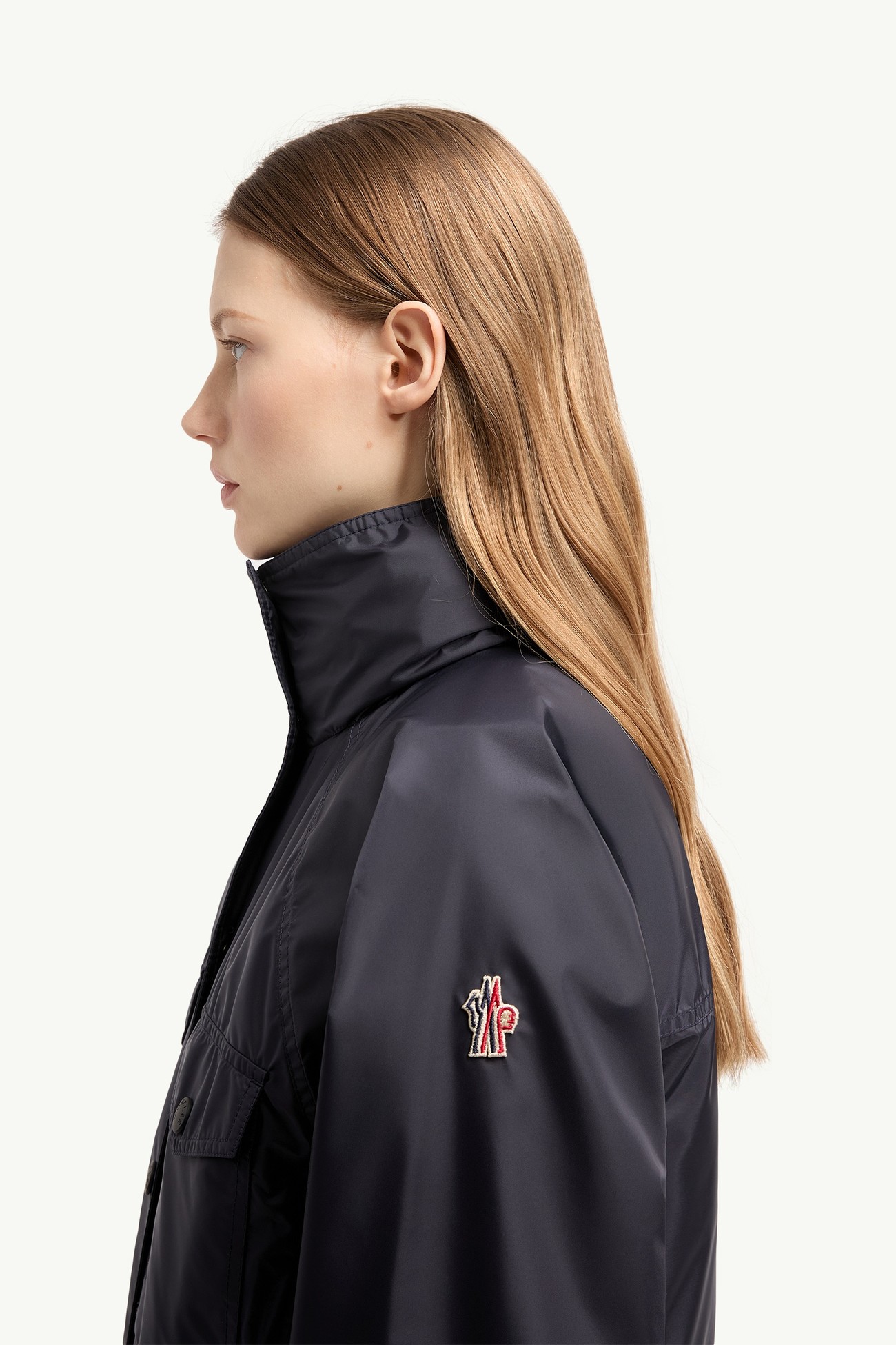 Nor女士连帽夹克外套 女士 海军蓝色 Moncler 1