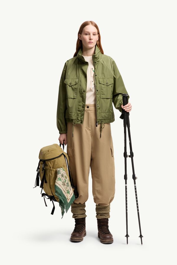 Giacca con cappuccio Nor Donna Verde Oliva Moncler 0