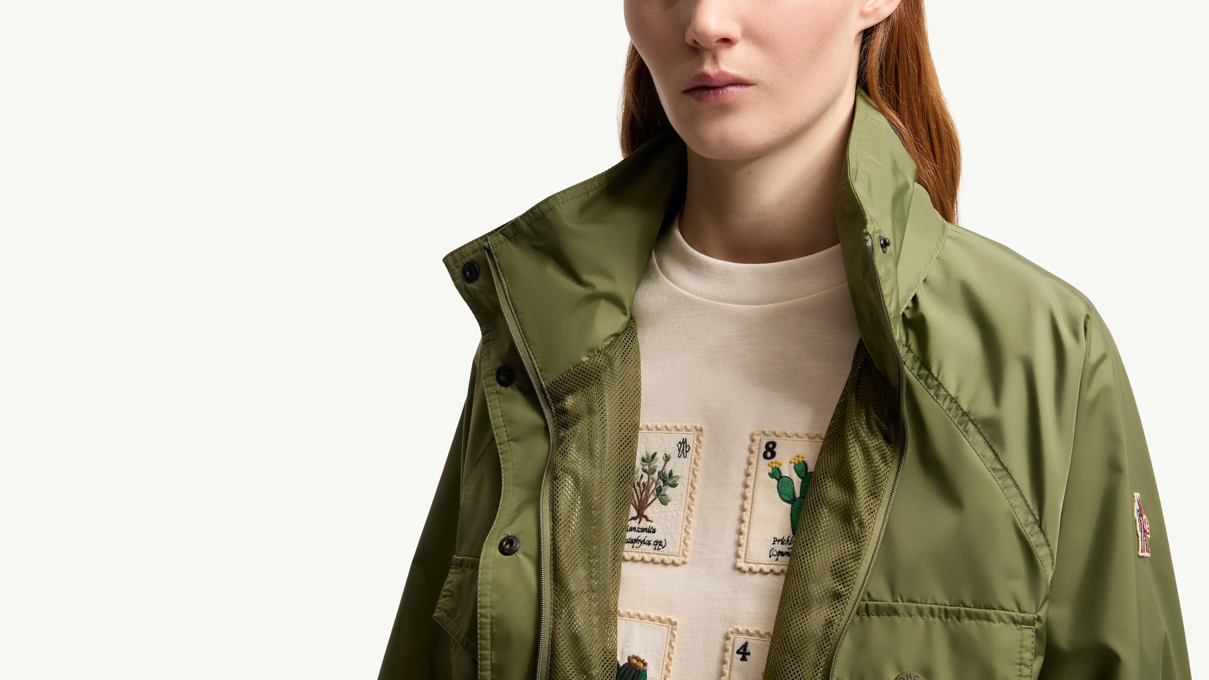Olive Green Nor Hooded Jacket - Windbreakers & Raincoats for Women