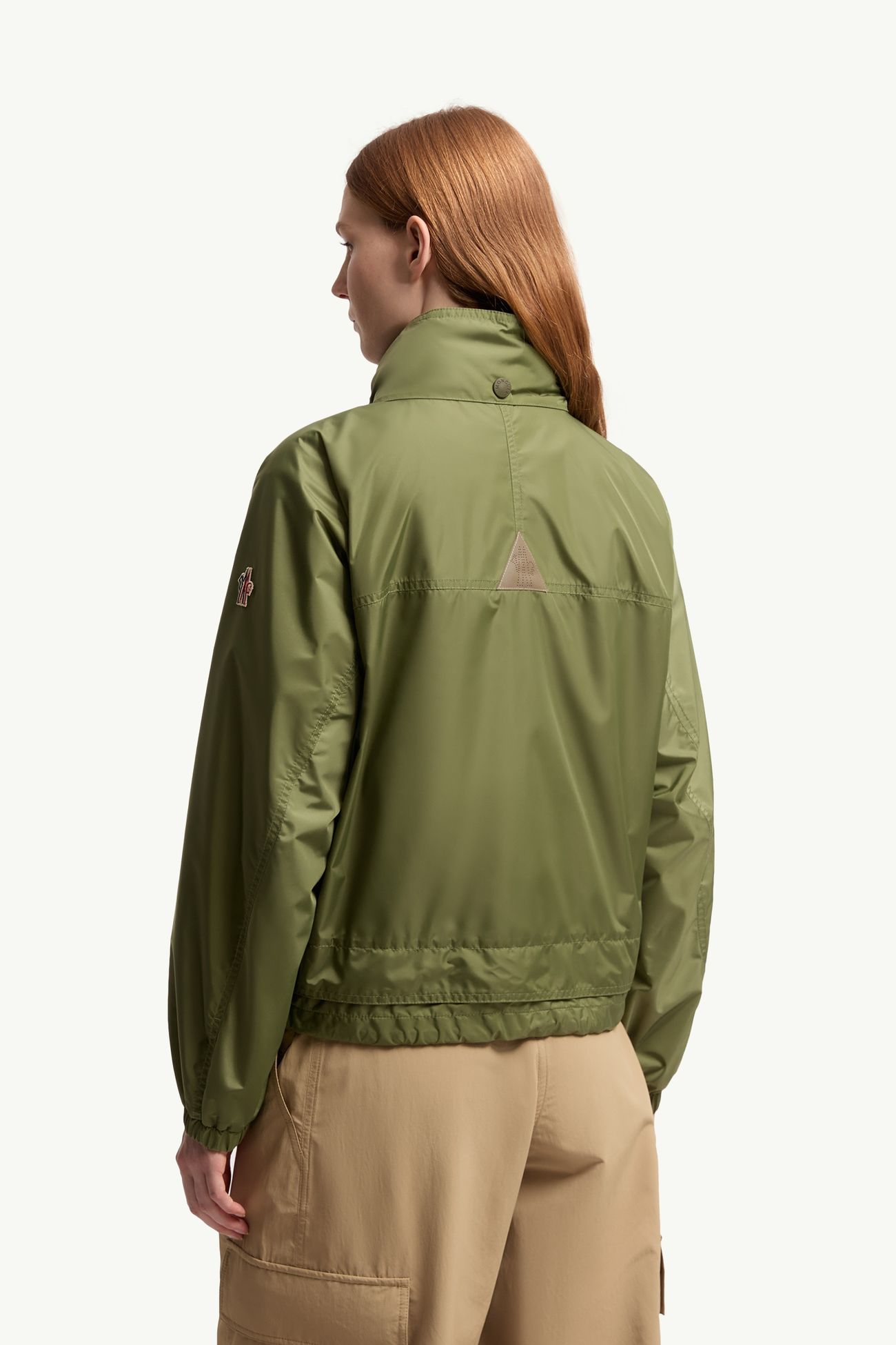 Nor Hooded Jacket Women Olive Green Moncler 4