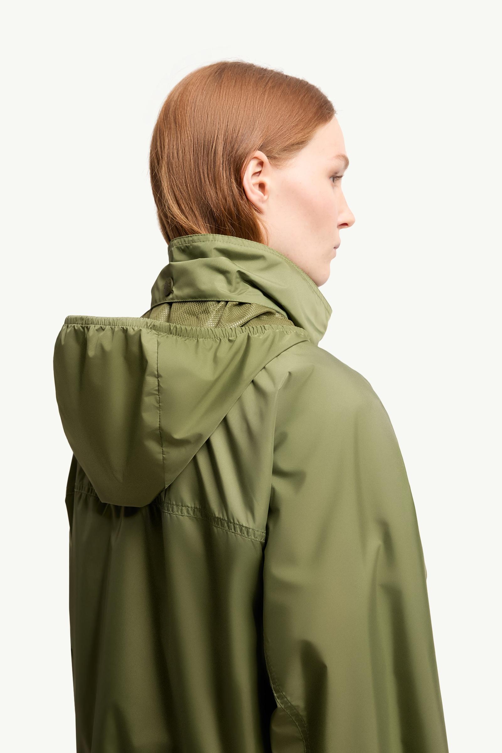 Olive Green Nor Hooded Jacket - Windbreakers & Raincoats for Women