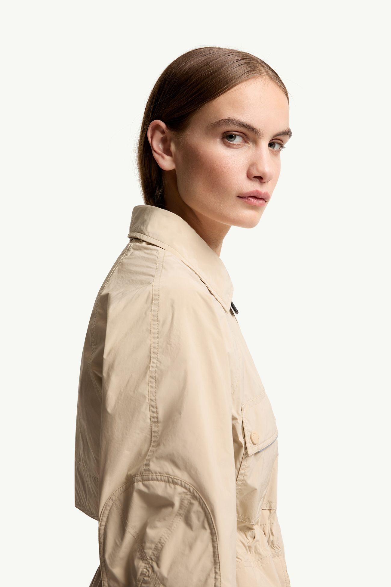 Giacca field con cappuccio Lerozel Donna Beige Chiaro Moncler 5