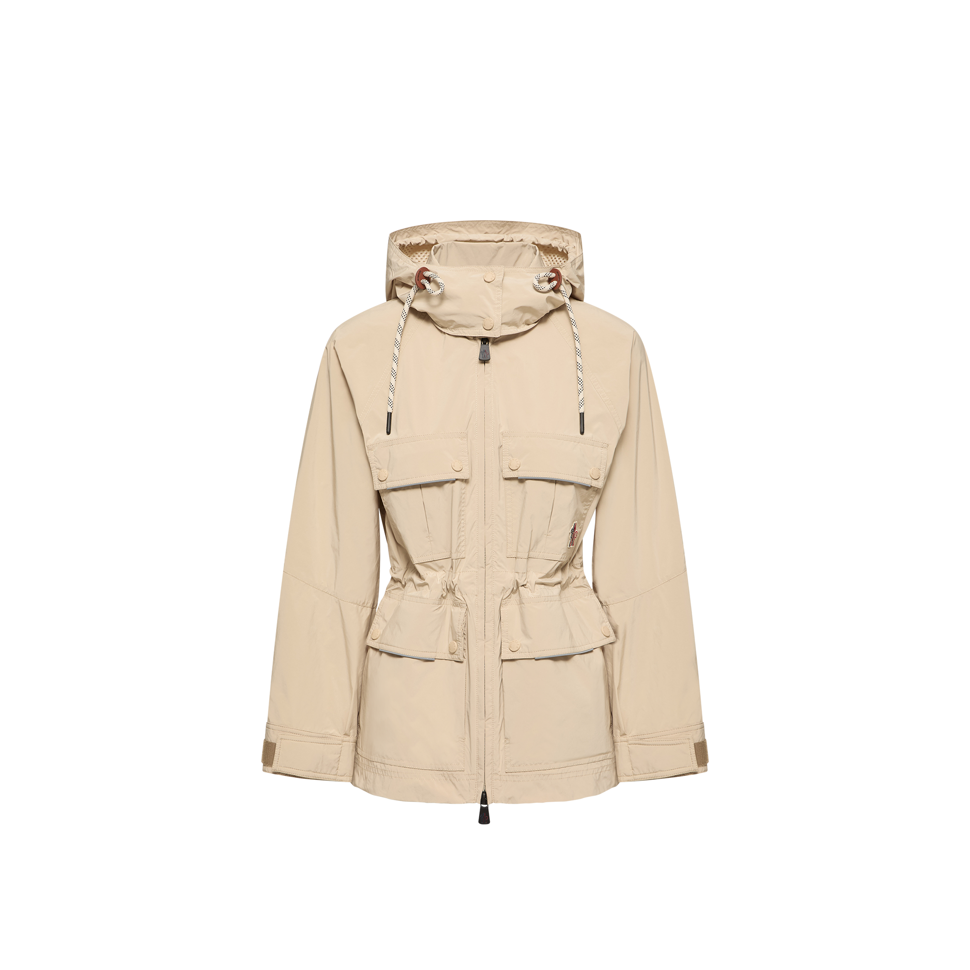 Grenoble    Lerozel Hooded Field Jacket for Women in Beige, Size: 10