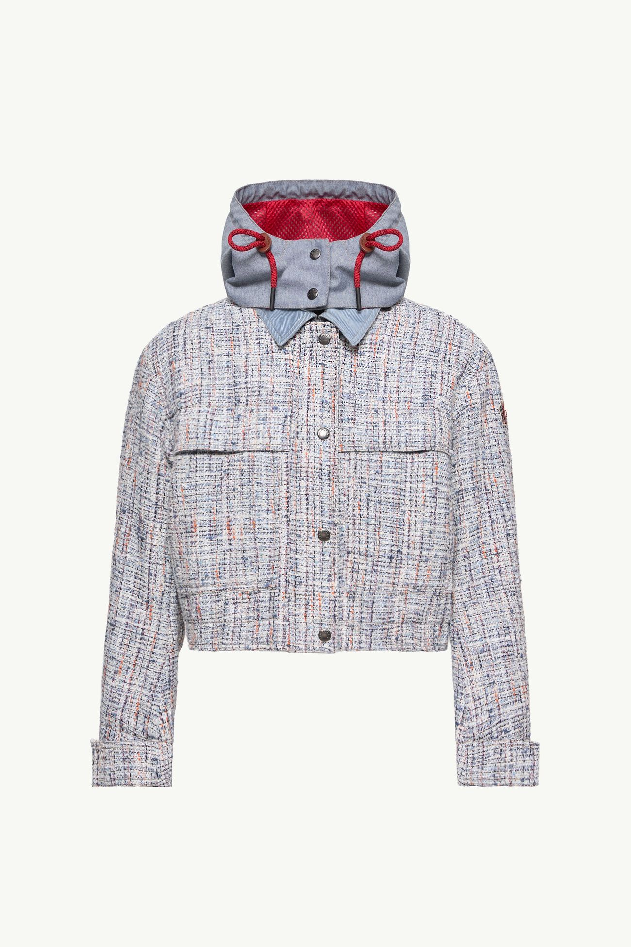 Termez連帽粗花呢外套 女士 天藍色 Moncler 2