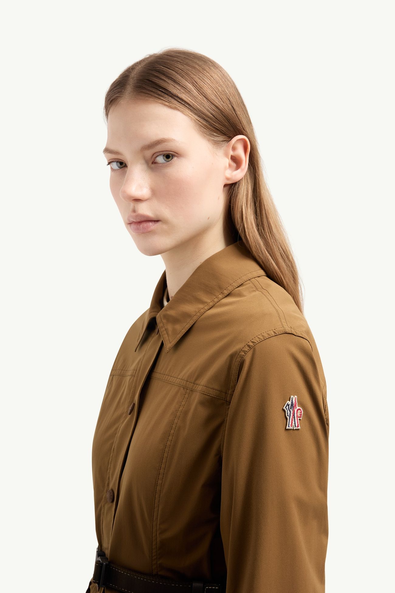 Isfara女士衬衫式夹克外套 女士 浅棕色 Moncler 1