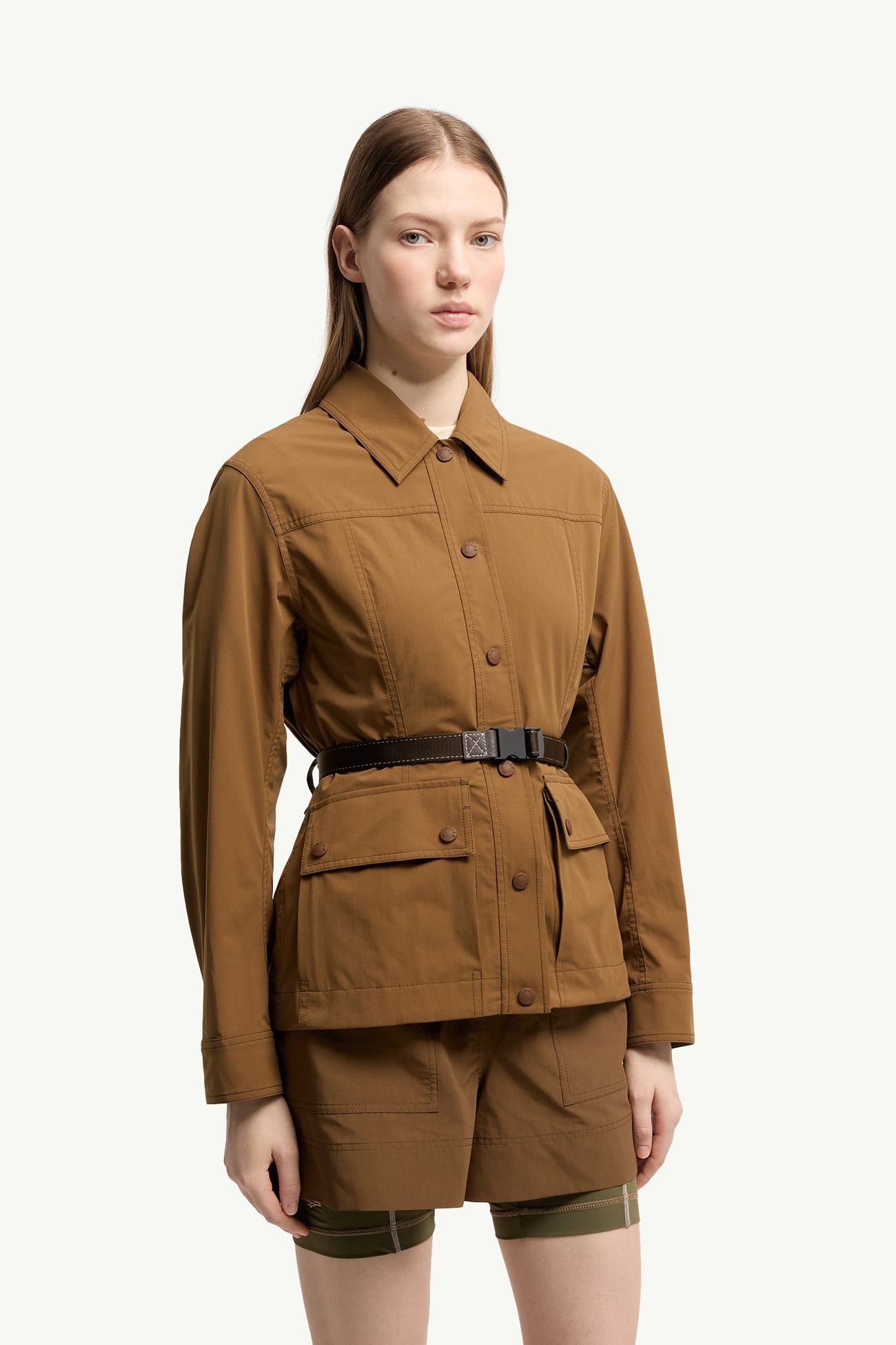 Surchemise Isfara en taffetas Femmes Marron clair Moncler 3