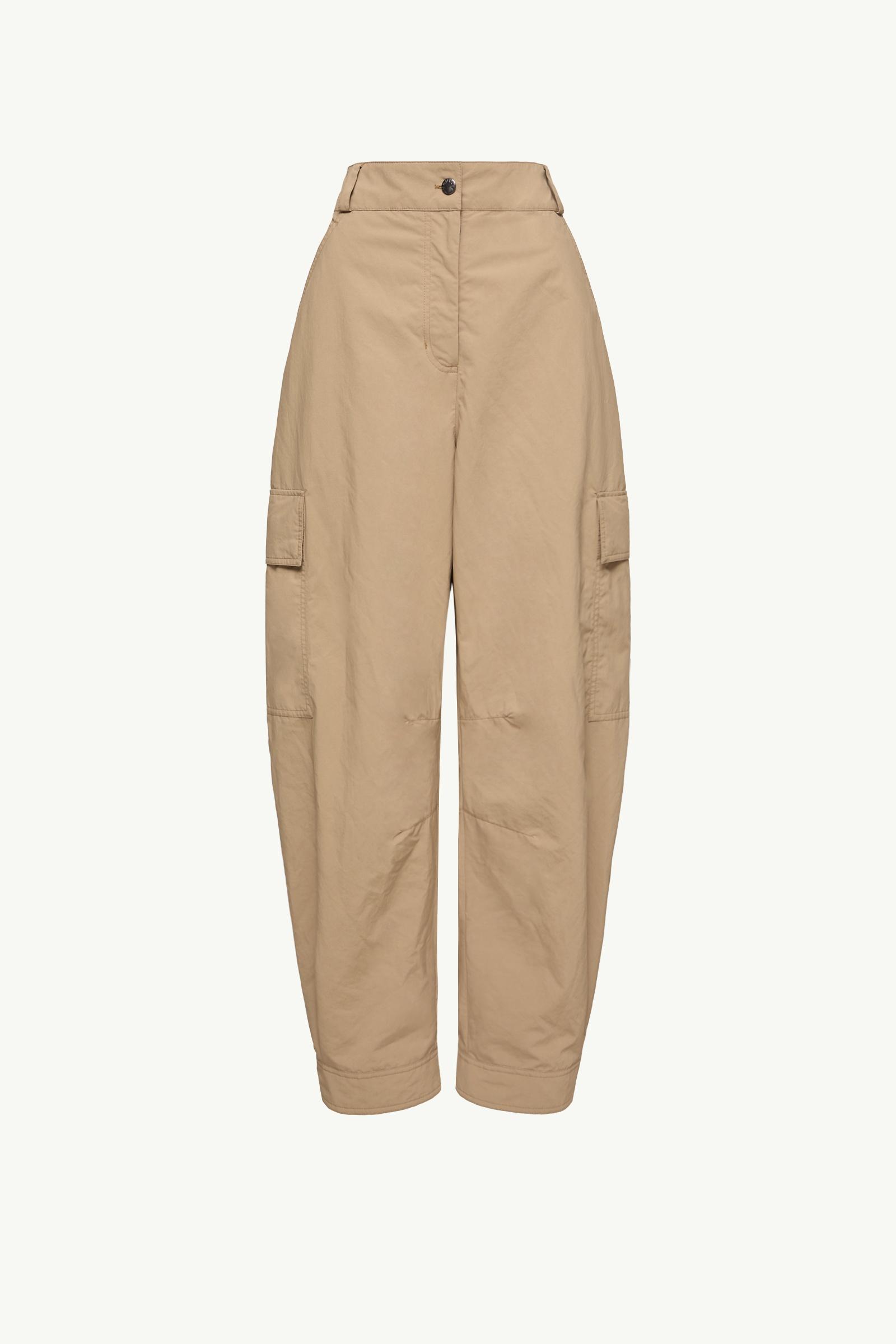 Froissé Technique Trousers Women Beige Moncler, 1 of 0