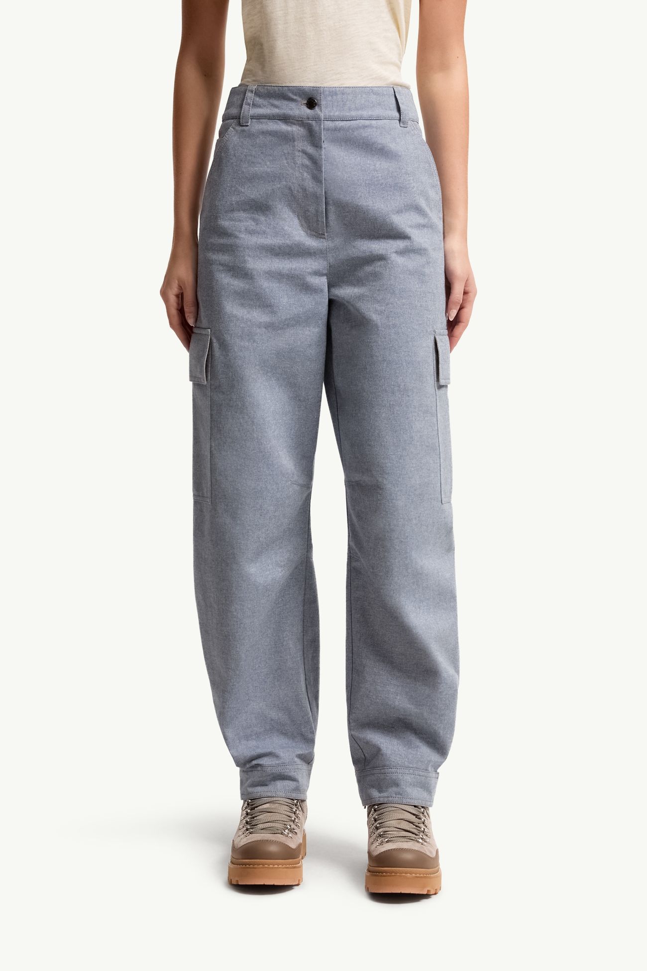 Pantaloni in chambray Donna Celeste Moncler 3