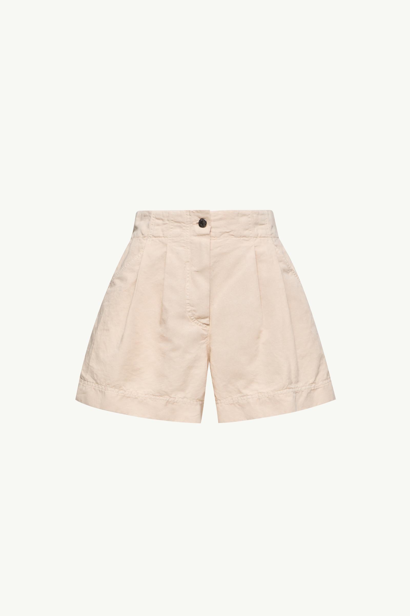Cotton & Linen Blend Shorts Women Light Beige Moncler, 1 of 0