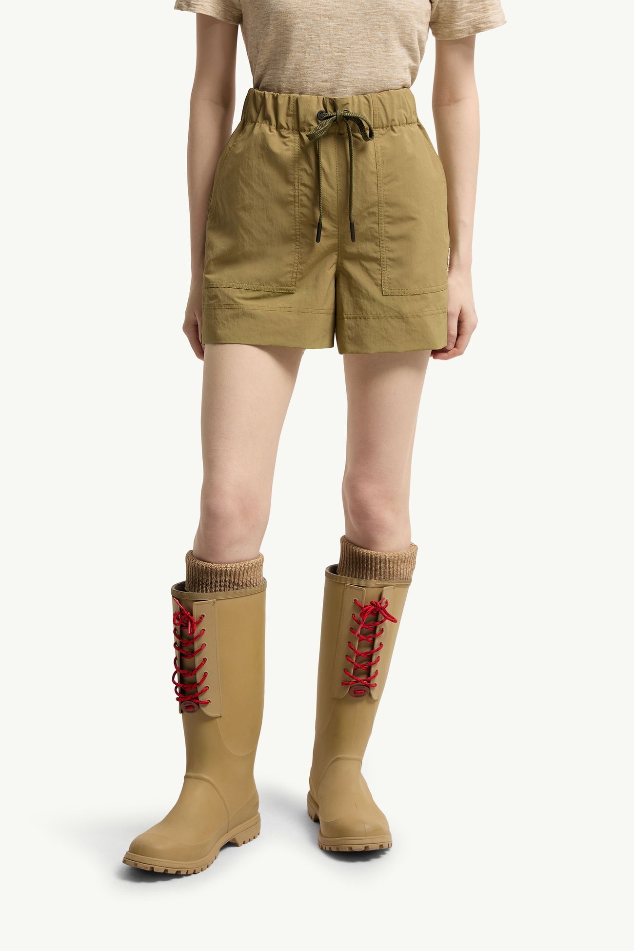 Shorts in froissé tecnico Donna Cachi Moncler 3