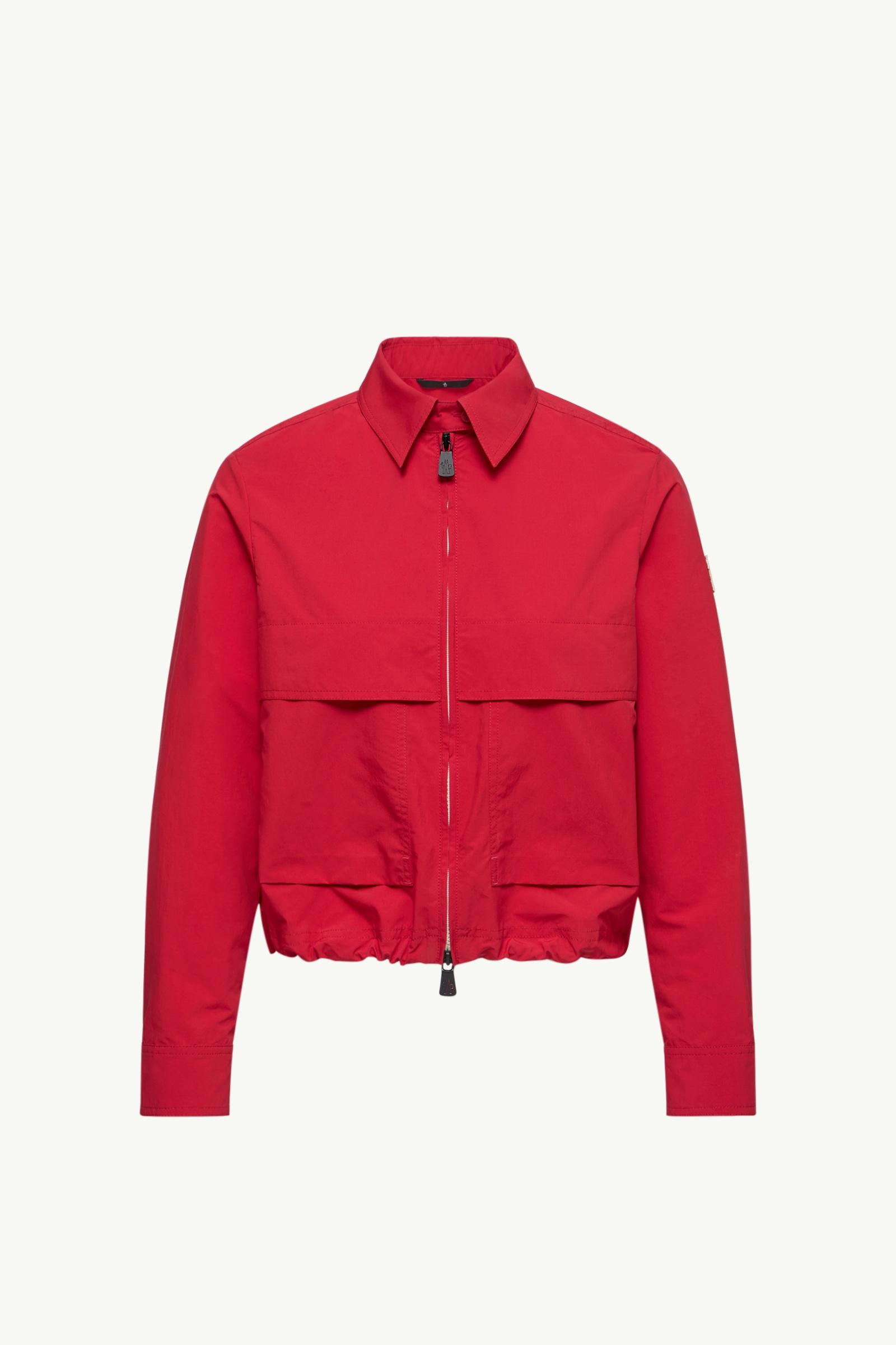 Technical Froissé Long Sleeve Shirt Women Red Moncler, 1 of 0