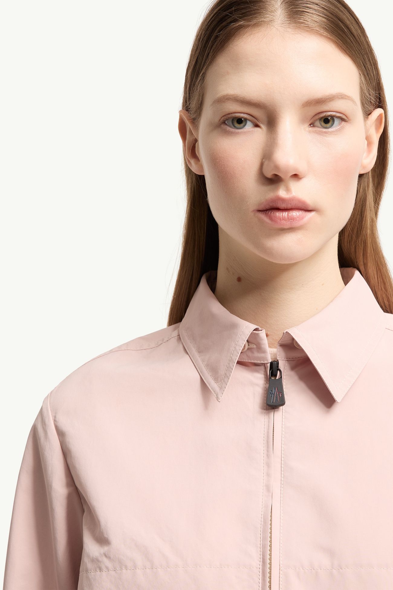 Camisa de manga larga de froissé técnico Mujer Rosado Moncler 5