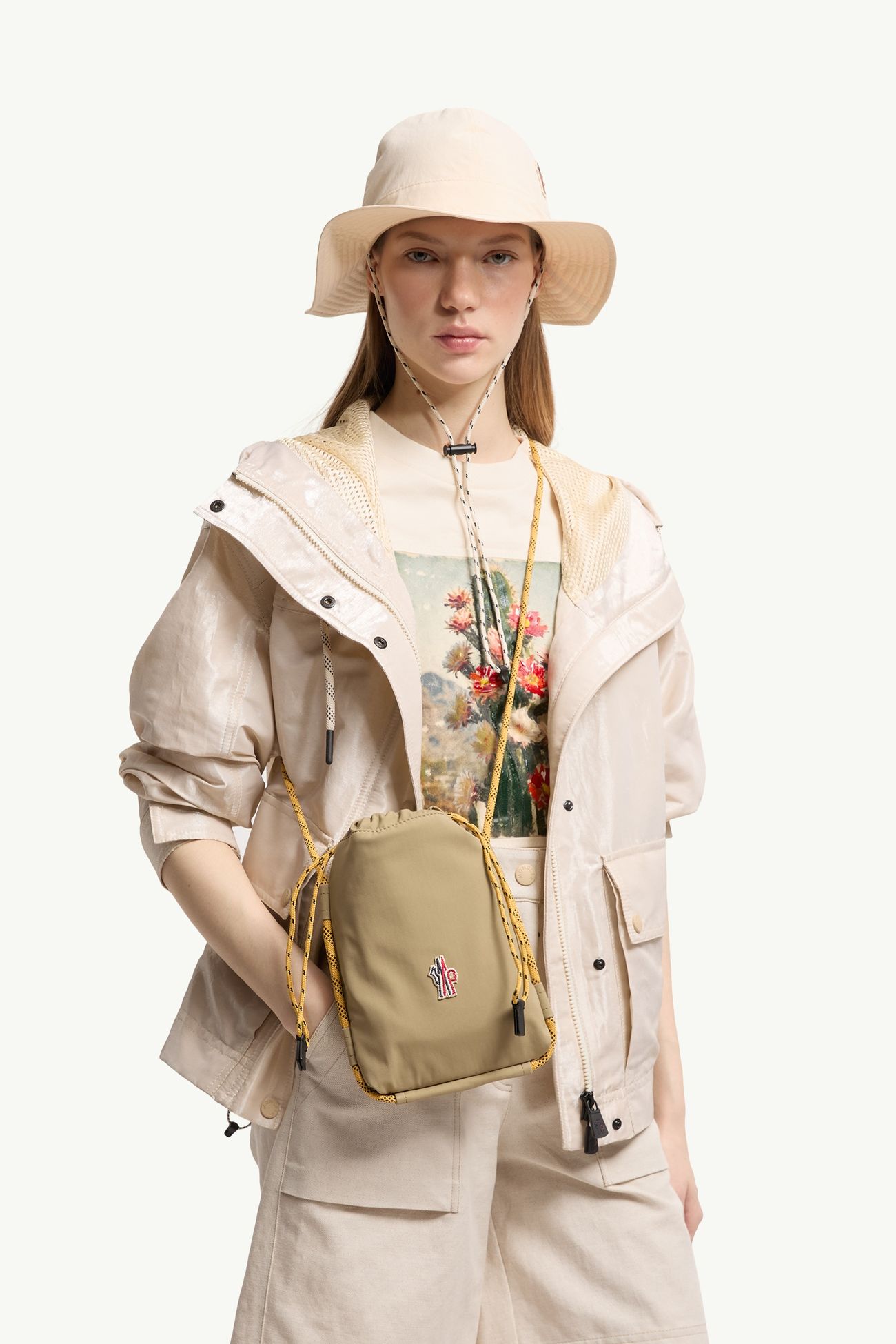 Makaio Crossbody Bag Women Beige Moncler 1
