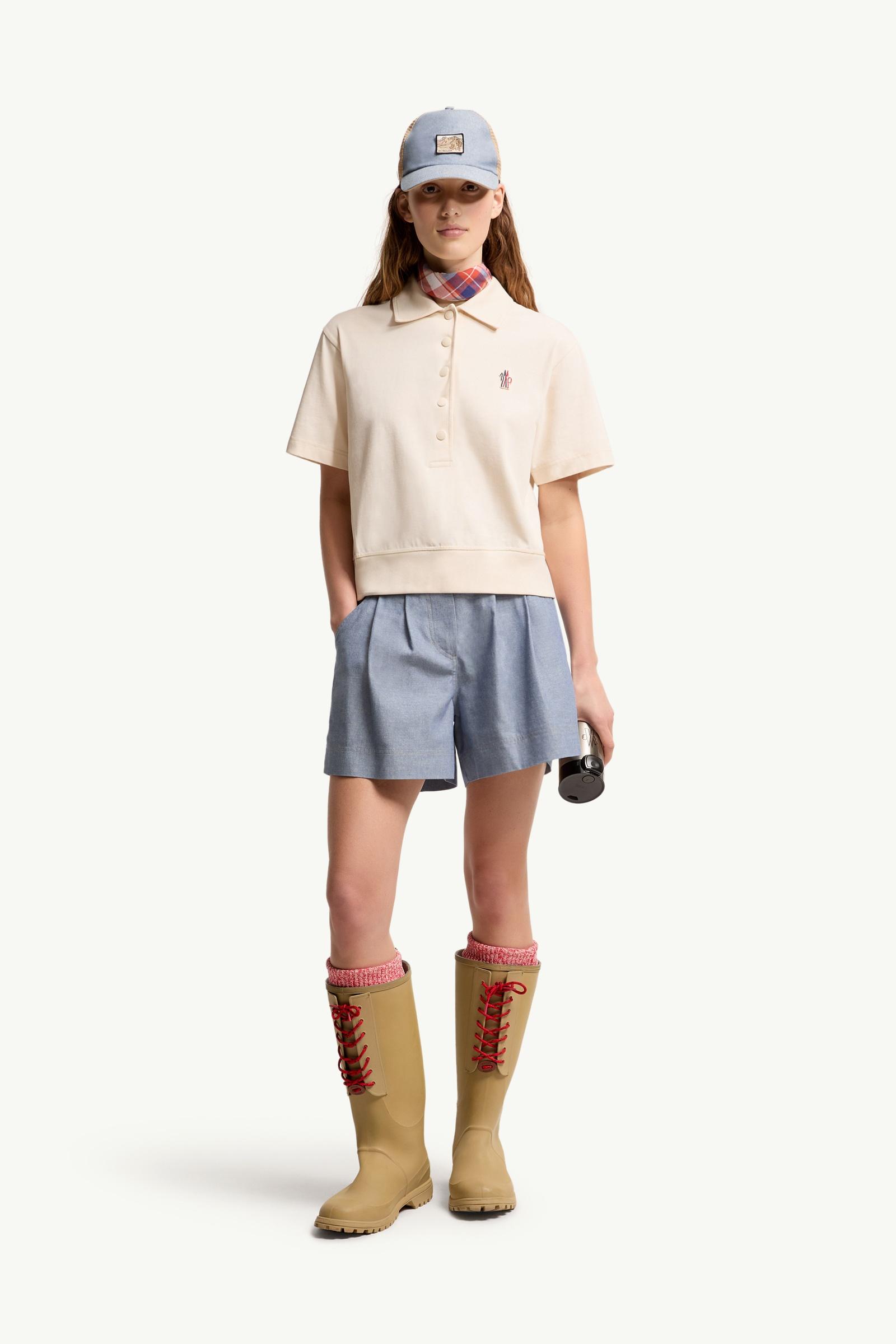 ホワイト ポロシャツ : トップ＆Tシャツ 向けの レディース | モンクレール