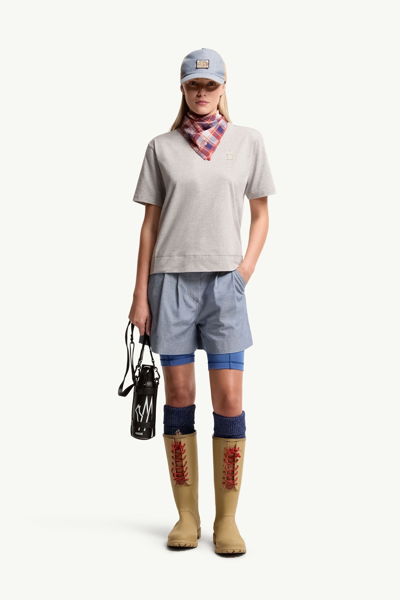 Tシャツ(3枚セット) レディース ホワイ&ブラック&グレー Moncler 0