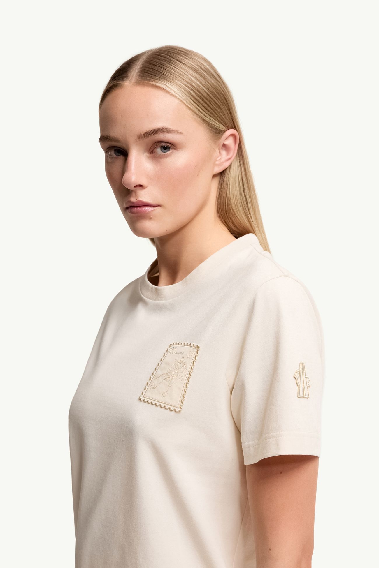 Tシャツ レディース ホワイトアイボリー Moncler 1