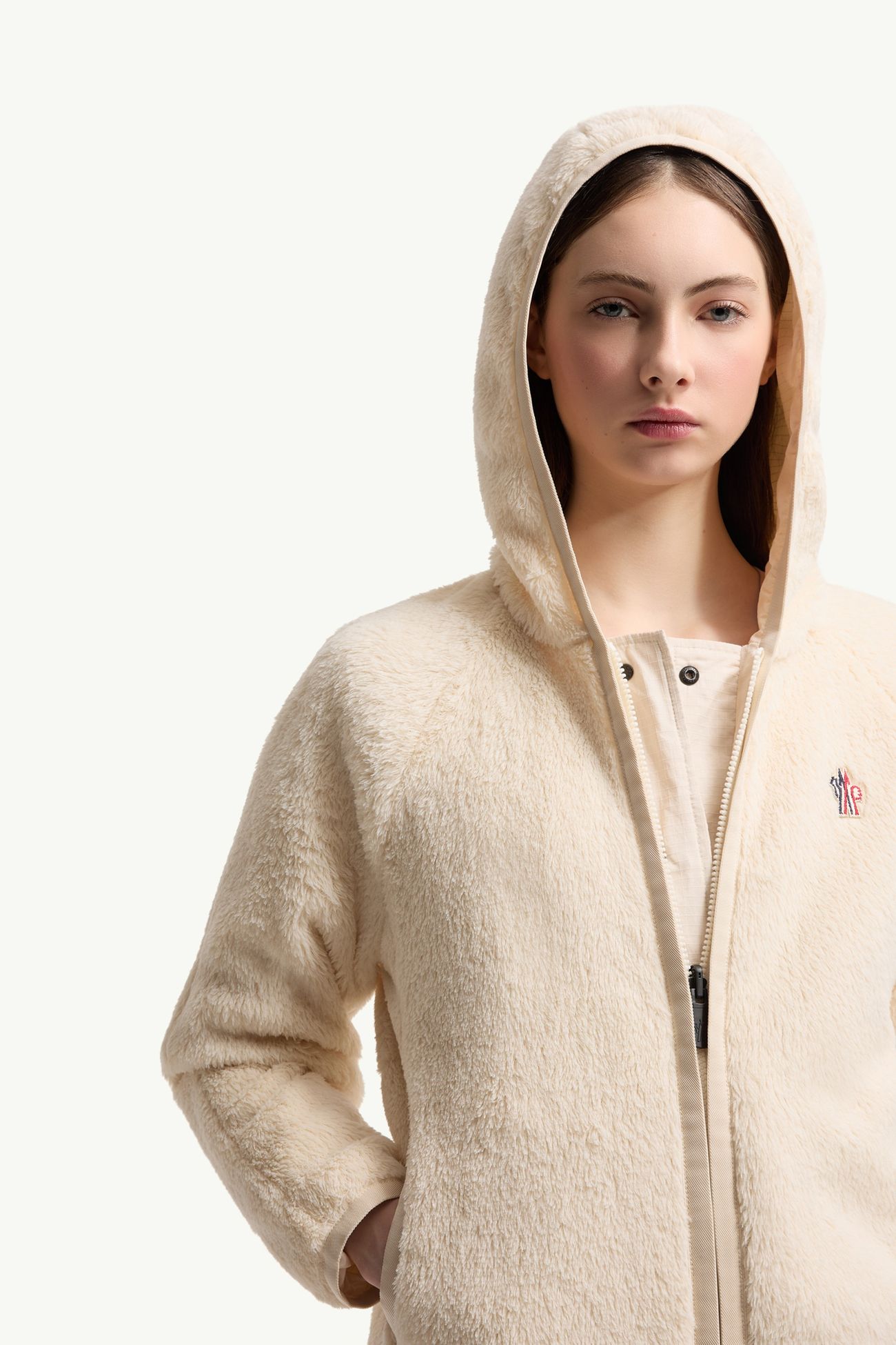 女士双面连帽卫衣 女士 象牙白 Moncler 7