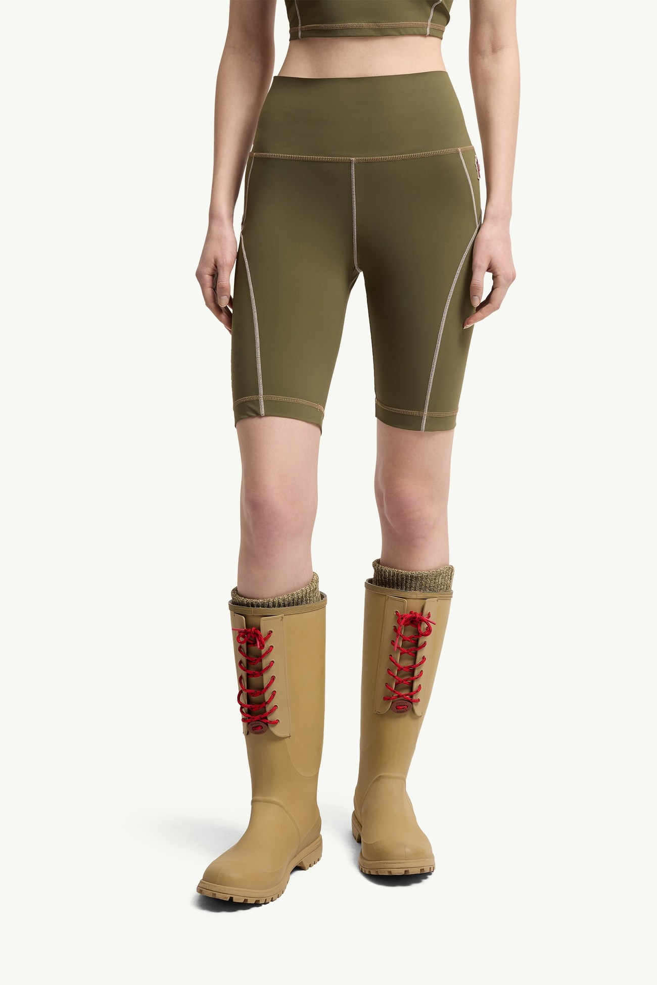 Polartec®短褲 女士 橄欖綠色 Moncler 3