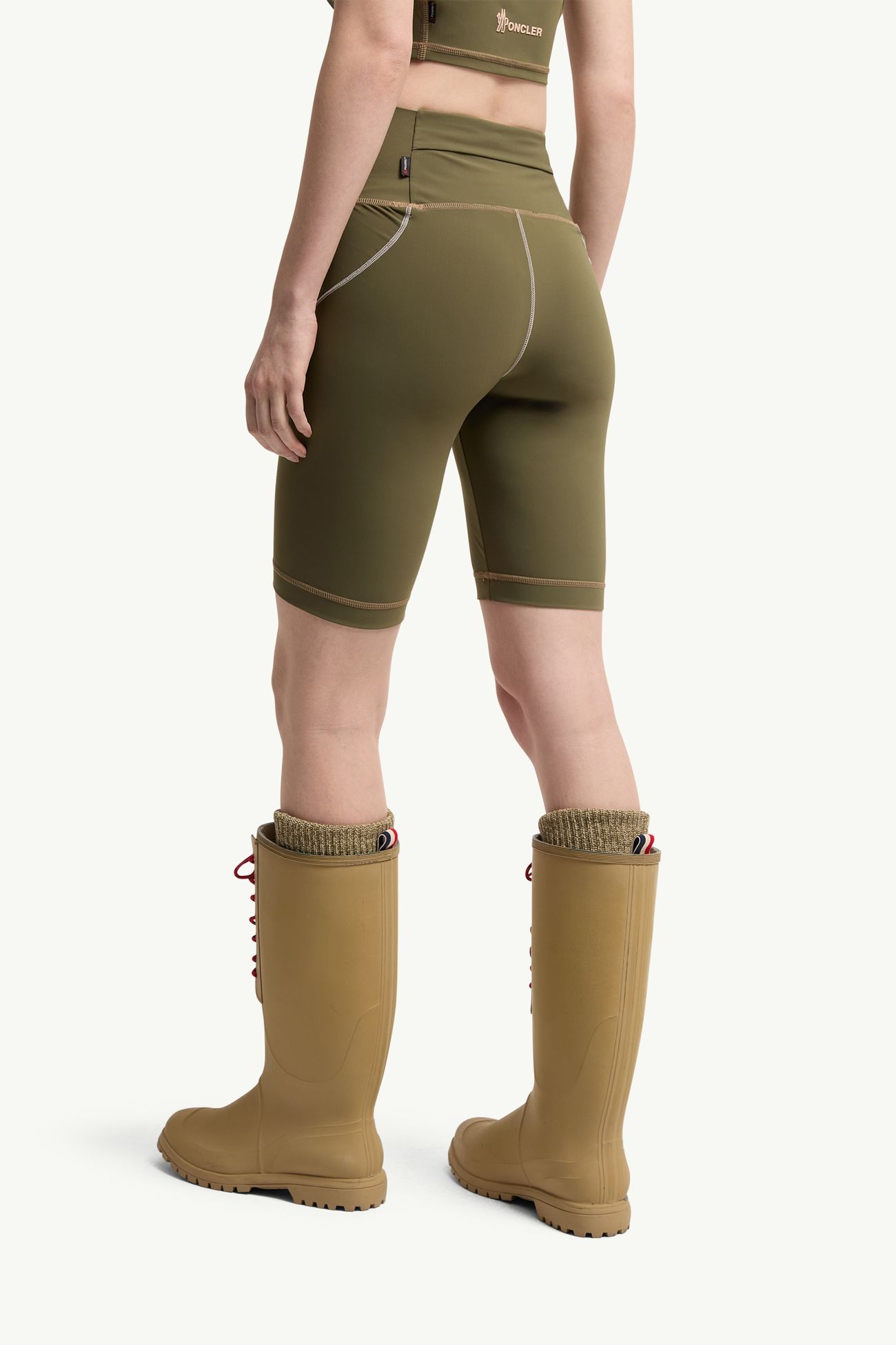 Shorts in Polartec® Donna Verde Oliva Moncler 4