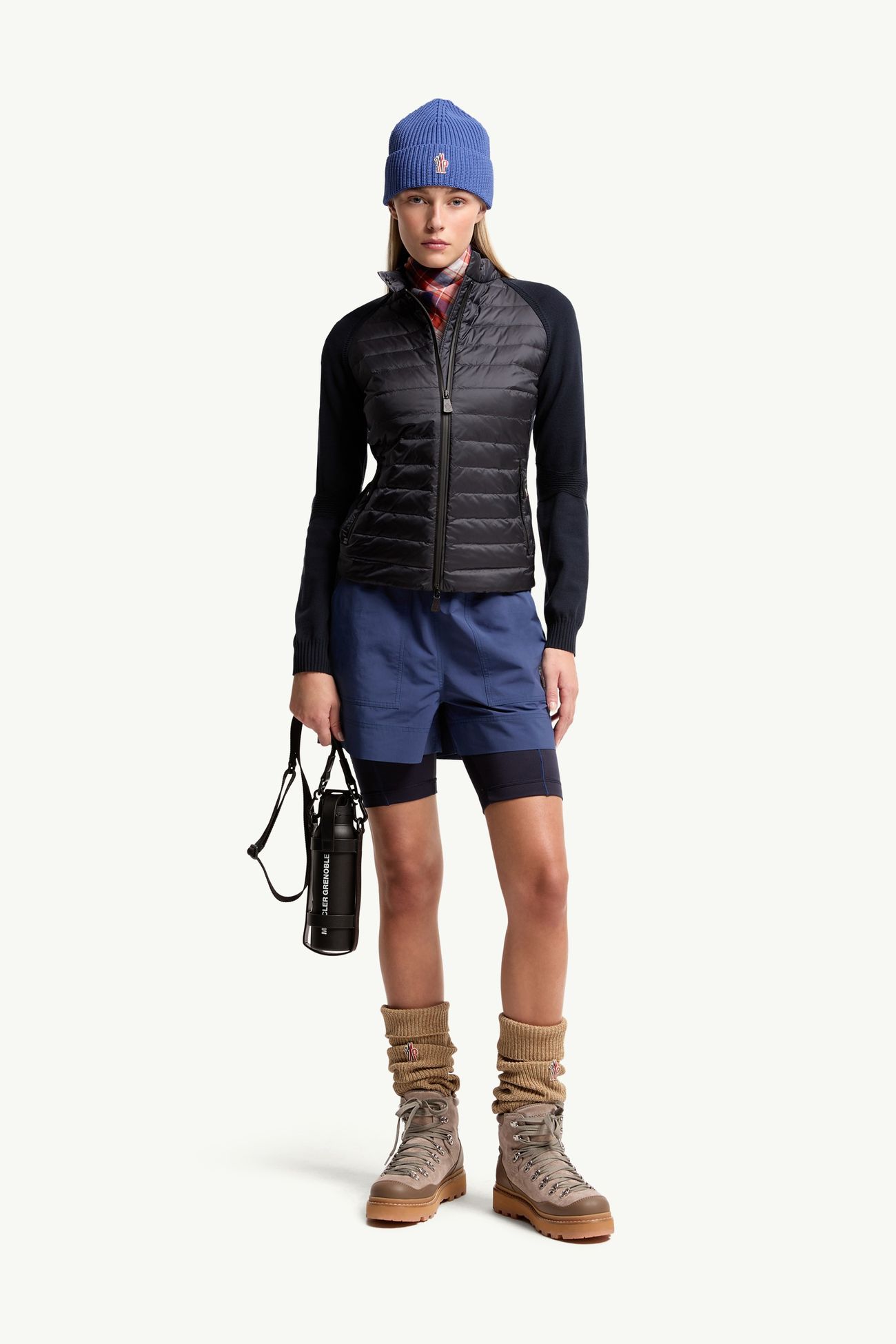Padded Zip-Up Cardigan Women Navy Blue Moncler 0
