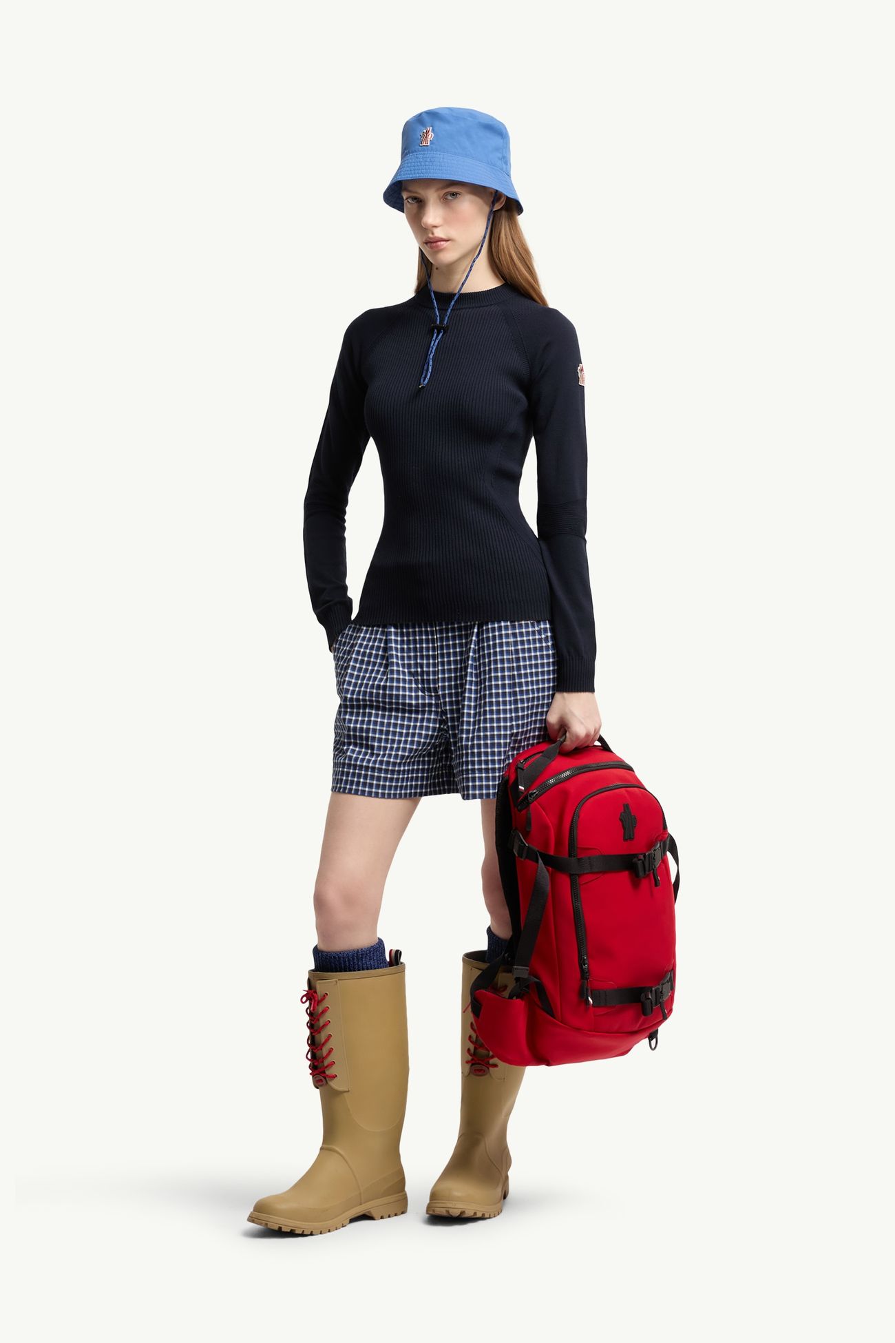 Pullover aus Crêpe aus Viskosemischung Damen Navyblau Moncler 0