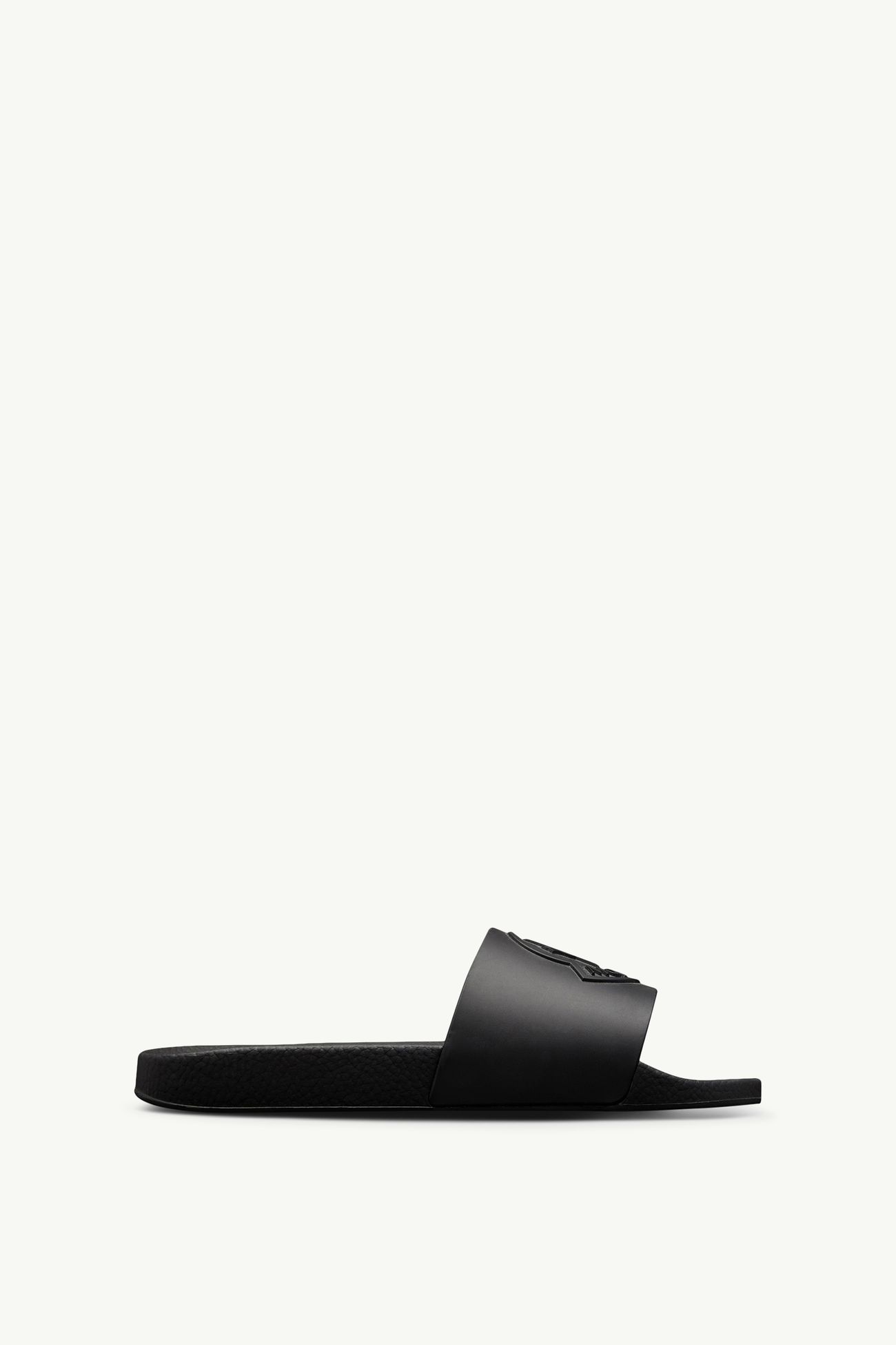 Basile Rubber Sliders Men Black Moncler 0