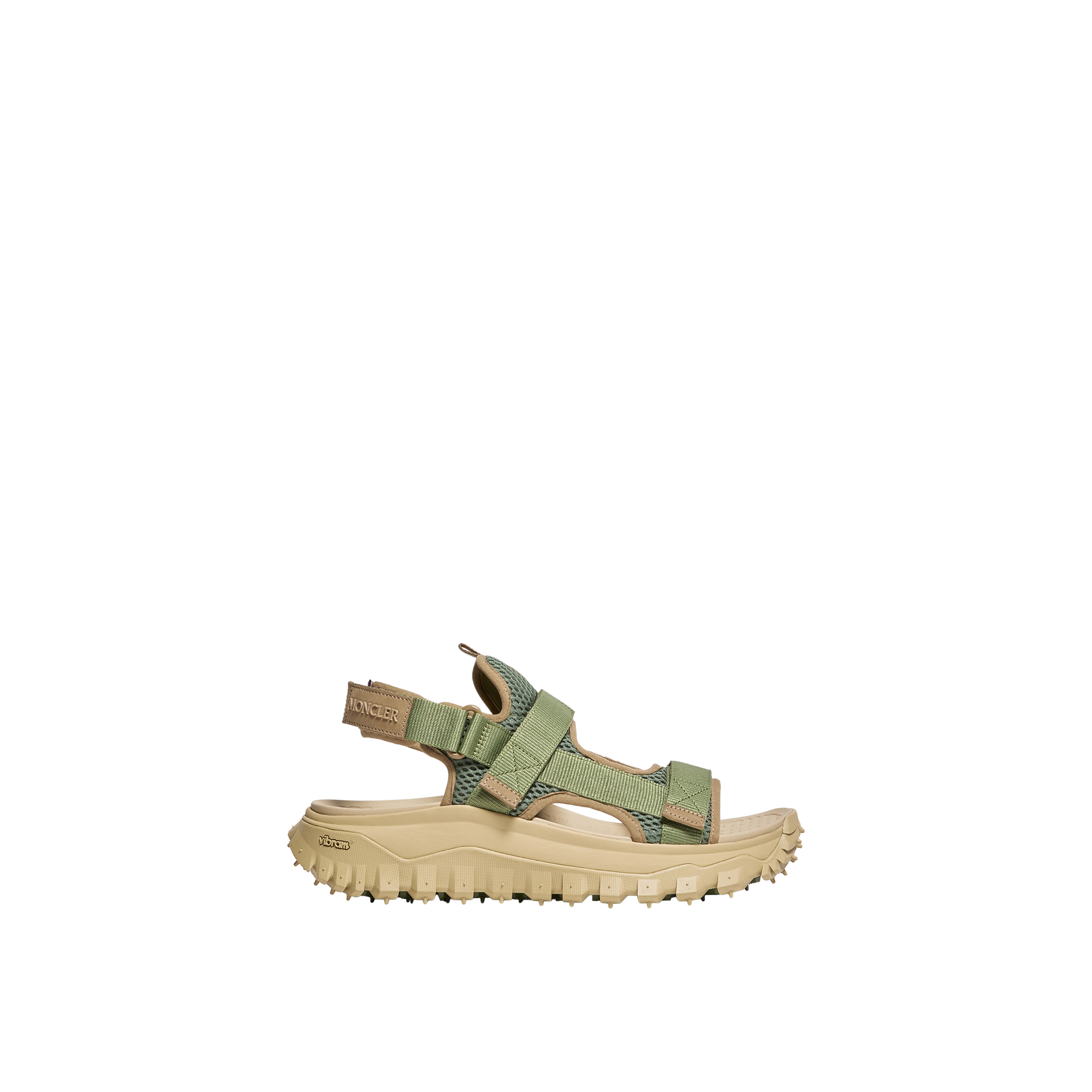Moncler   Trailgrip Vela Sandals for Men in Green, Size: 46