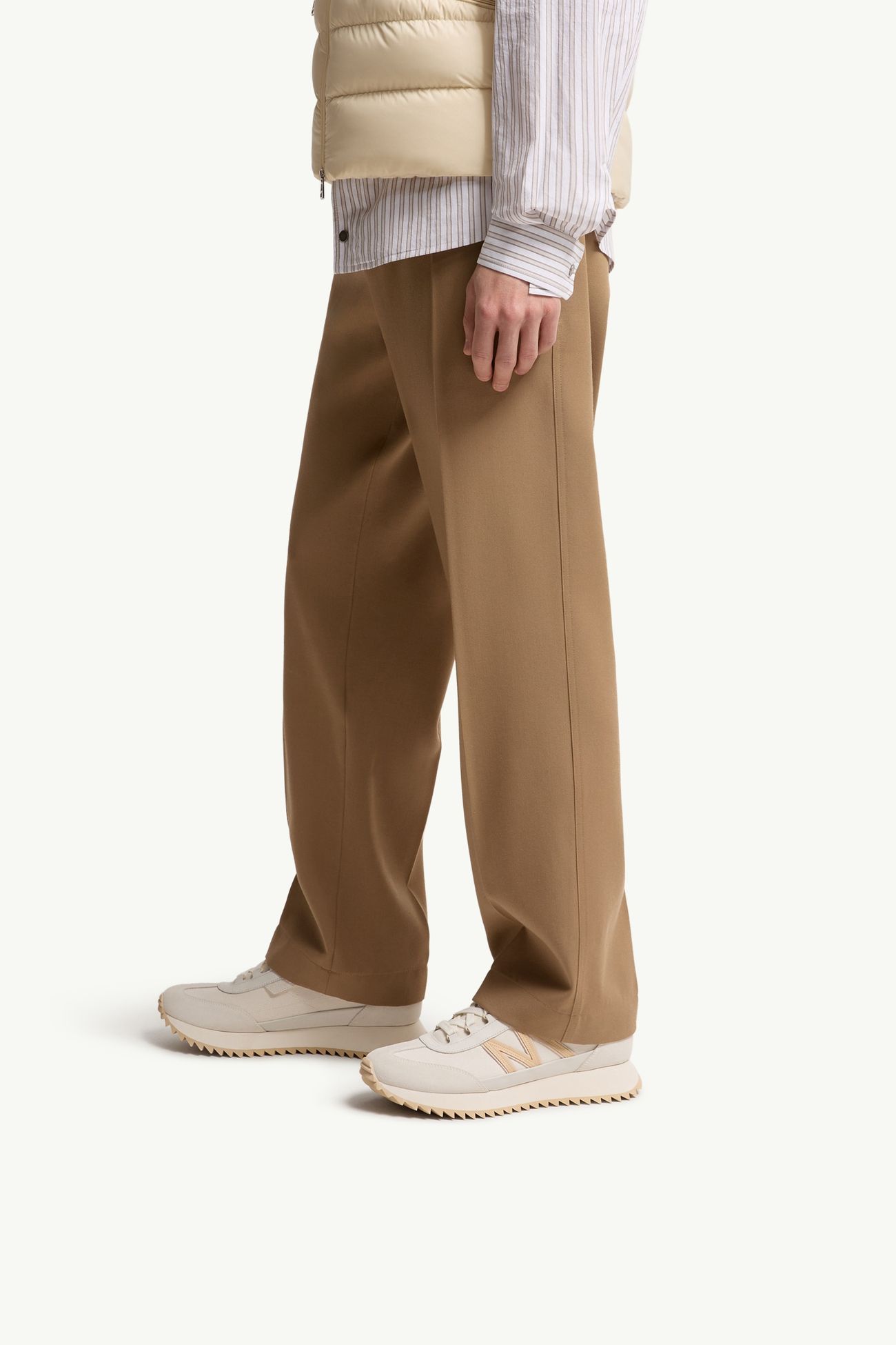 Sneakers Pacey2 en daim et nubuck Hommes Blanc Moncler 1