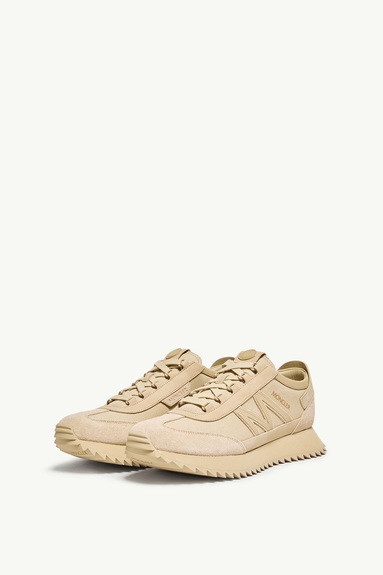 Sneakers Pacey2 en daim et nubuck Hommes Beige Clair Moncler 3