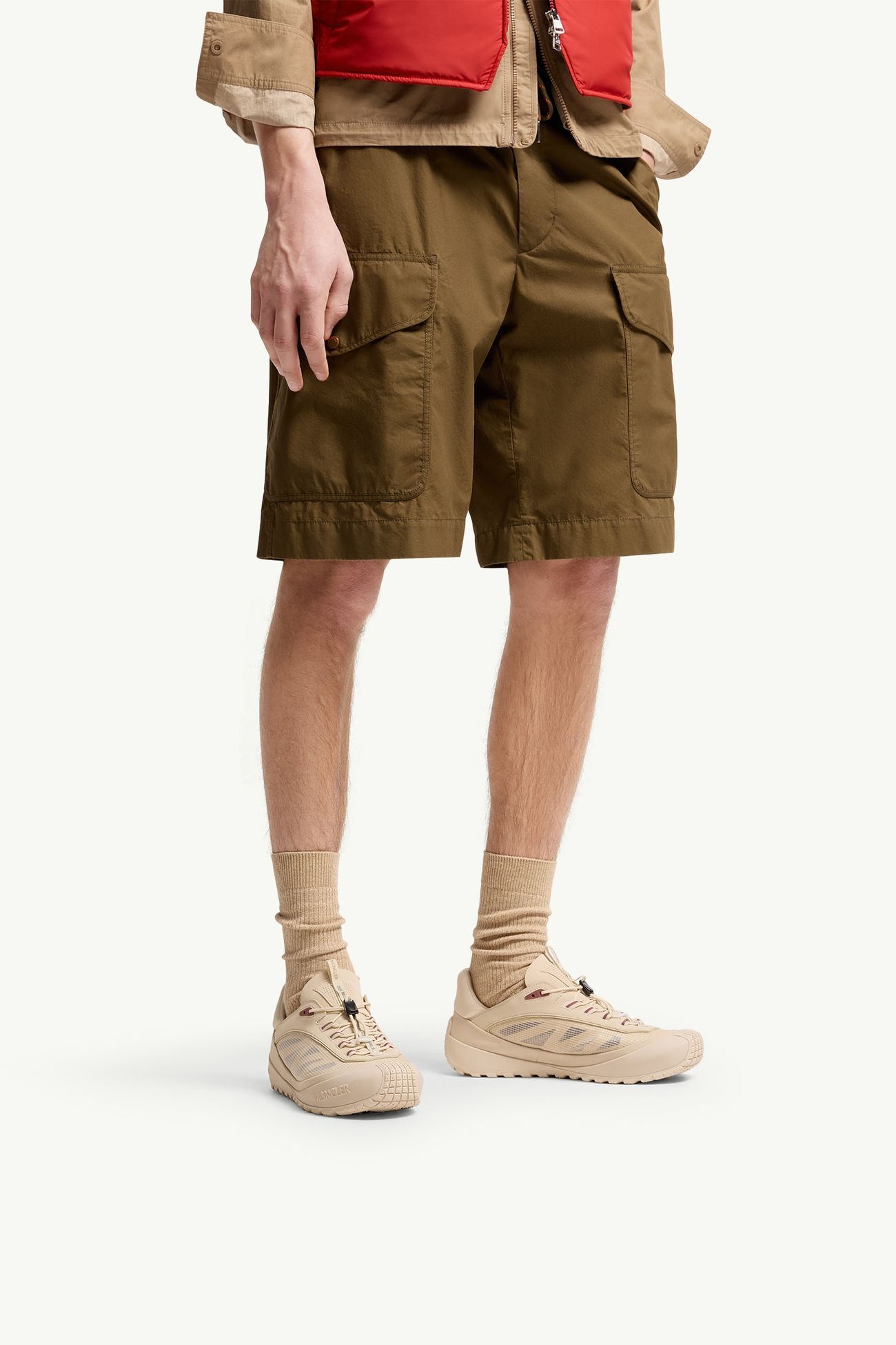 Sneakers Trailgrip LP en daim et nubuck Hommes Beige Clair Moncler 1