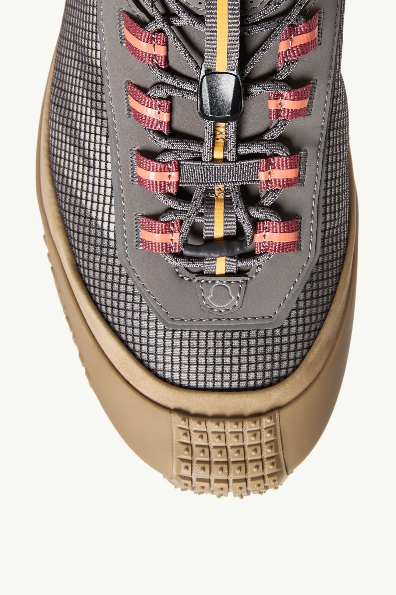 Sneaker Trailgrip LP in pelle scamosciata e nabuk Uomo Grigio Moncler 2