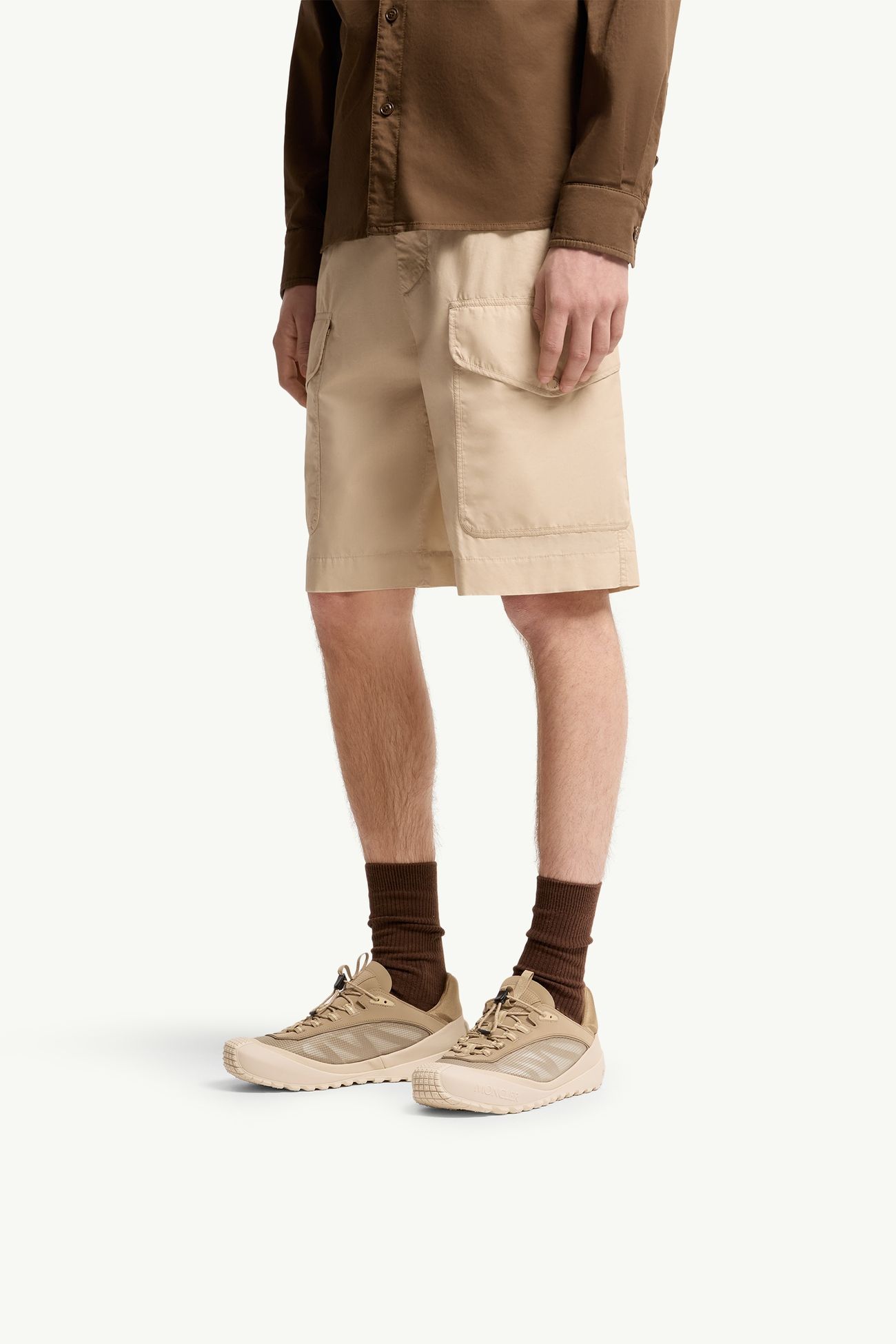 Zapatillas de ante y nobuk Trailgrip LP Hombre Gris Beige Moncler 1