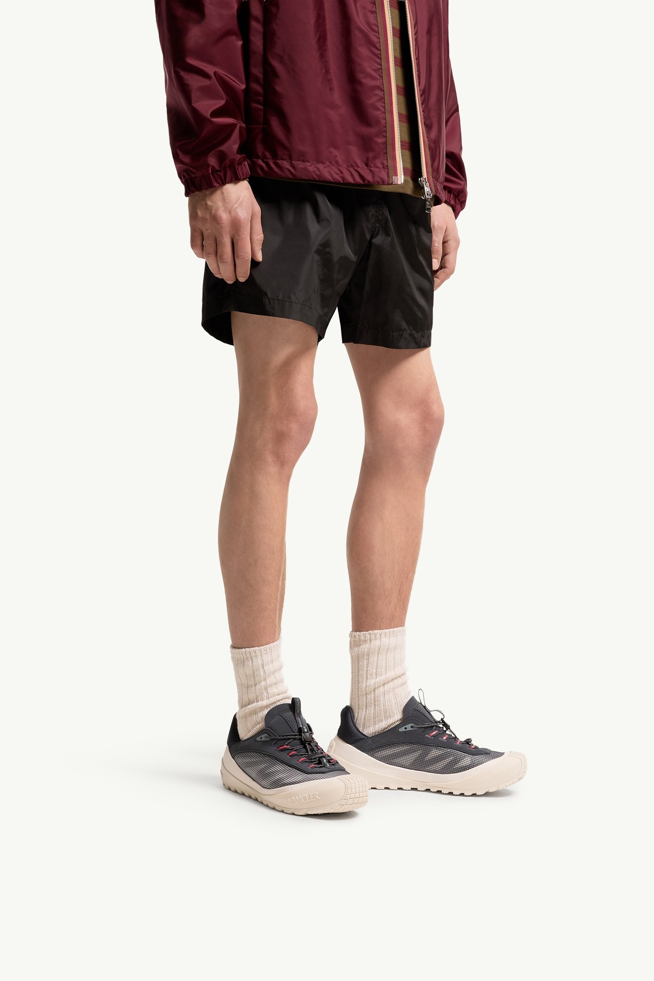 Trailgrip LP Suede & Nubuck Trainer Men Navy Blue Moncler 1
